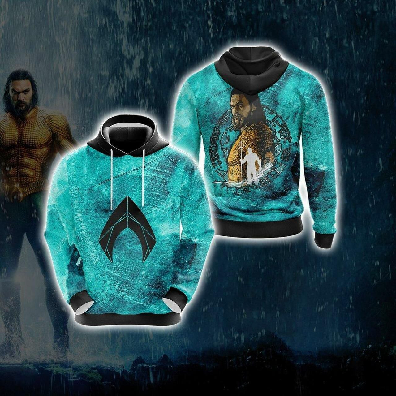 Aquaman Unisex 3D All Over Print Hoodie, Zip Hoodie