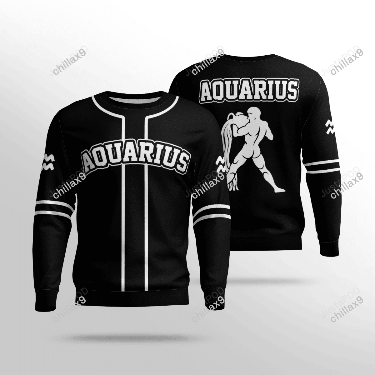 Aquarius - Beautiful Zodiac Ugly Christmas Sweater Adult 3D Funny Matching for family