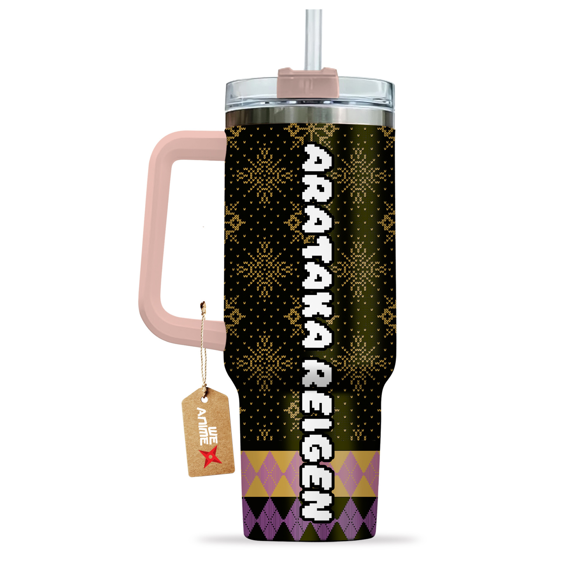 Arataka Reigen Mob Psycho 100 Anime Custom Stanley Cup 40 oz 30 oz Tumbler With HandleTVC2301165 - Image 3