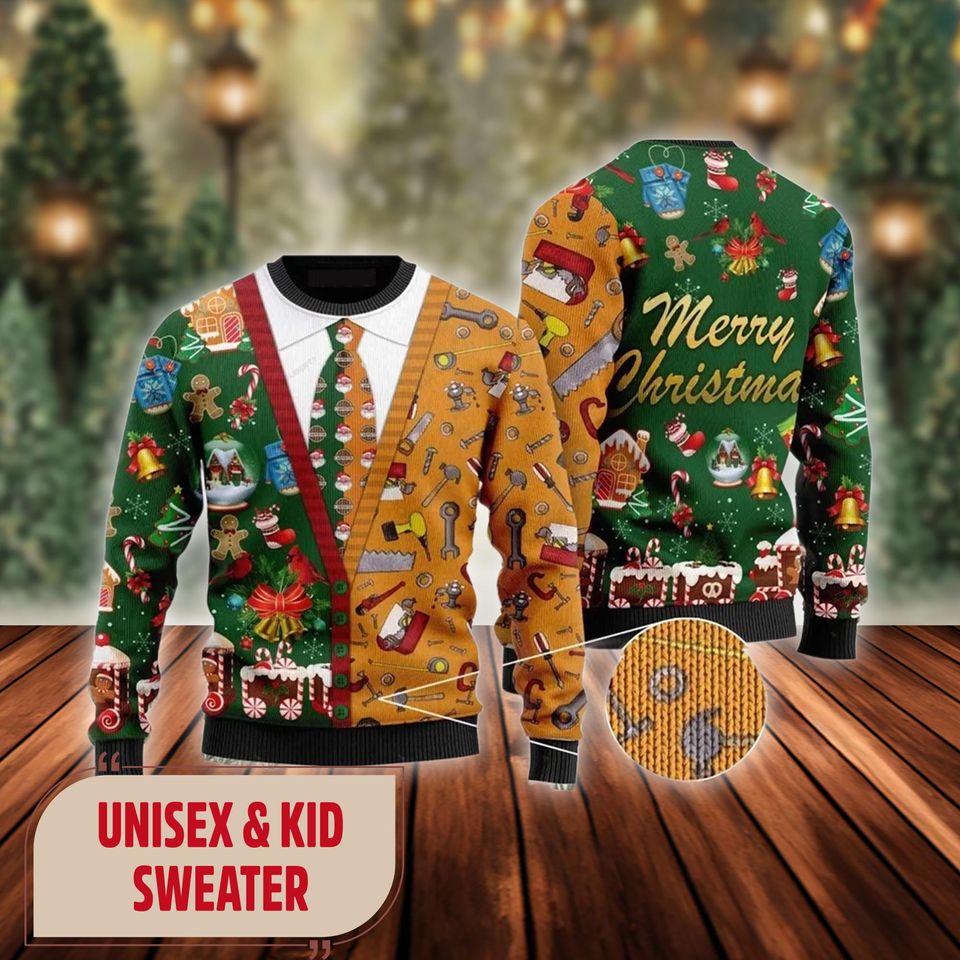 Arborist Christmas Ugly Sweater, Merry Christmas Ugly Sweatshirt