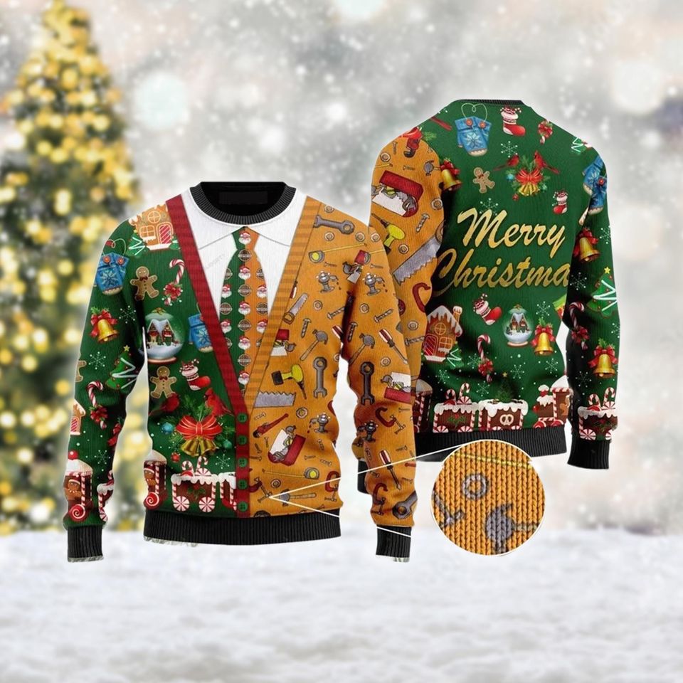 Arborist Christmas Ugly Sweater, Merry Christmas Ugly Sweatshirt