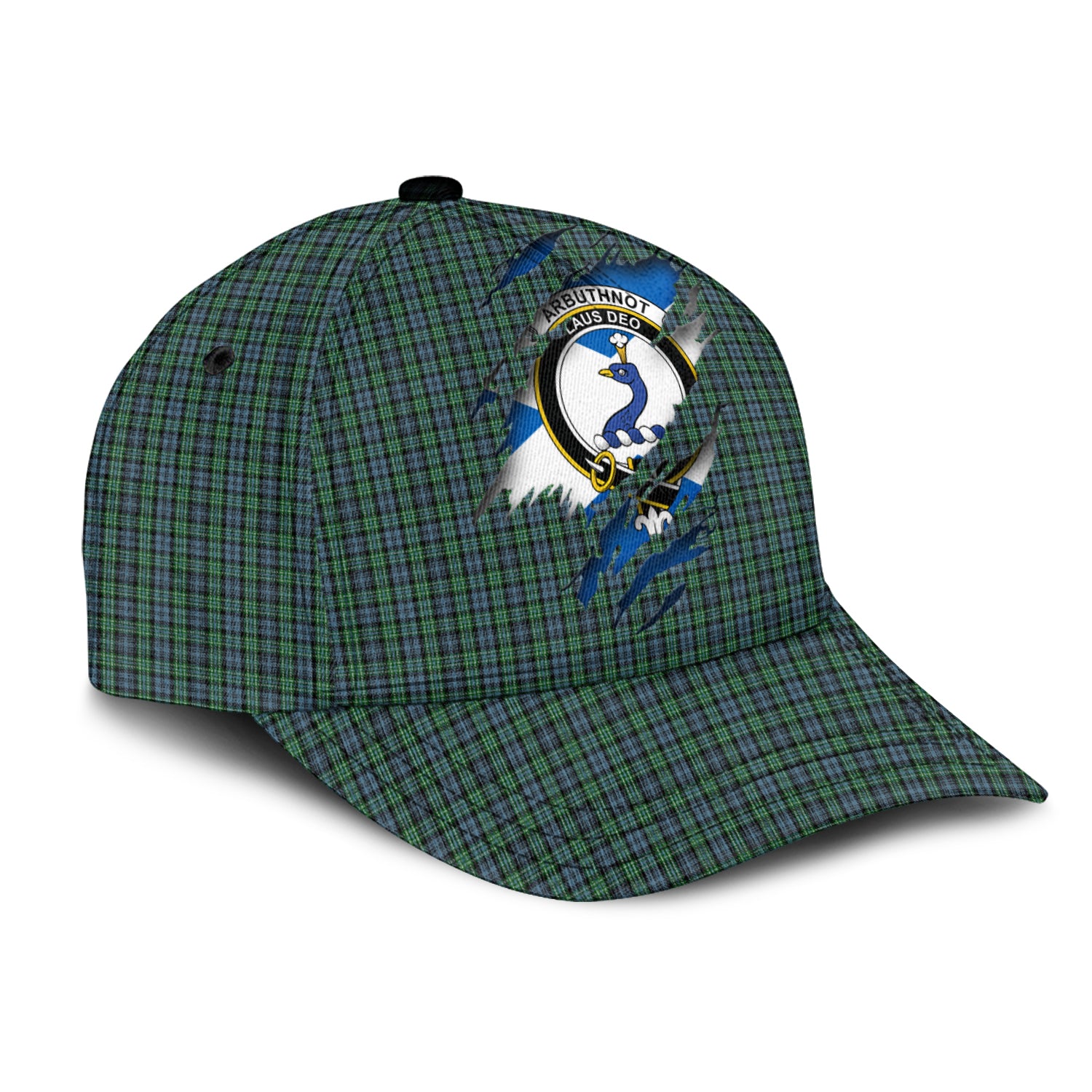 Arbuthnot Tartan Plaid Cap, Family Crest In Me Style Tartan Baseball Cap TS23 Trucker Hats Custom Hats Gifts For Men & Women