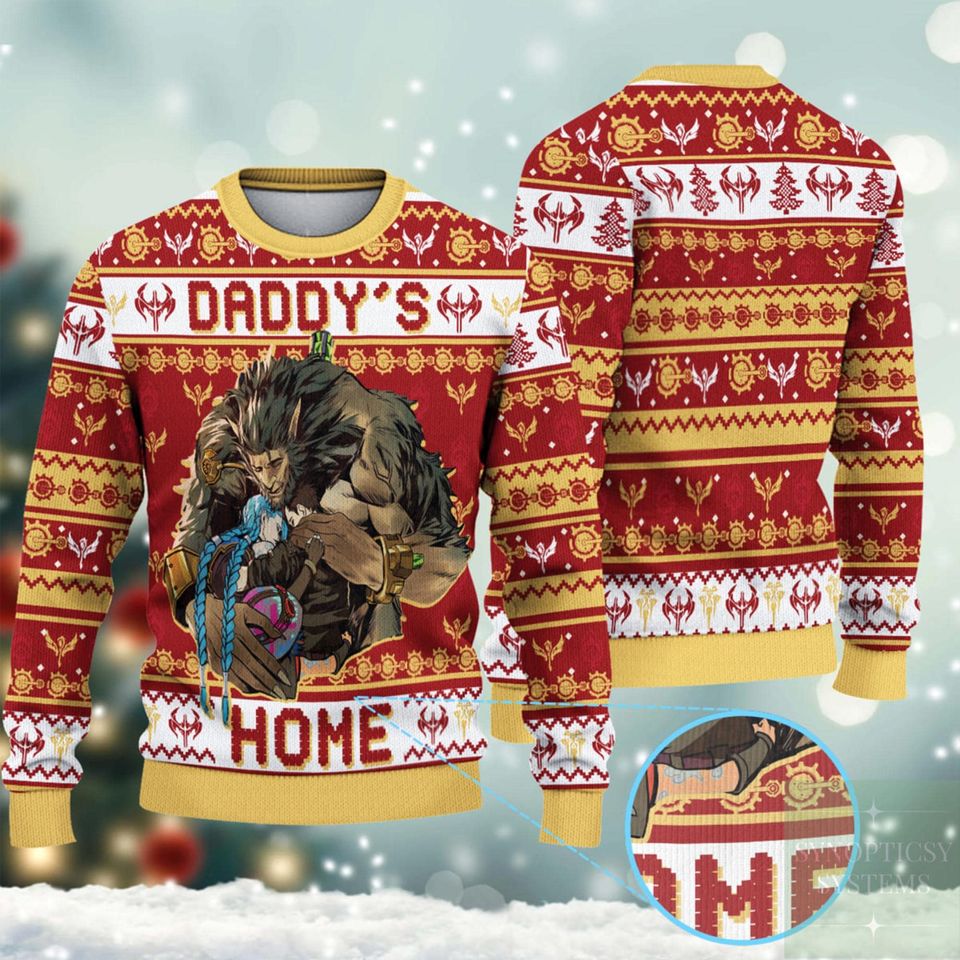 Arcane Family Reunion Square Ugly Sweater, Arcane Sweater, League of Legends Sweater