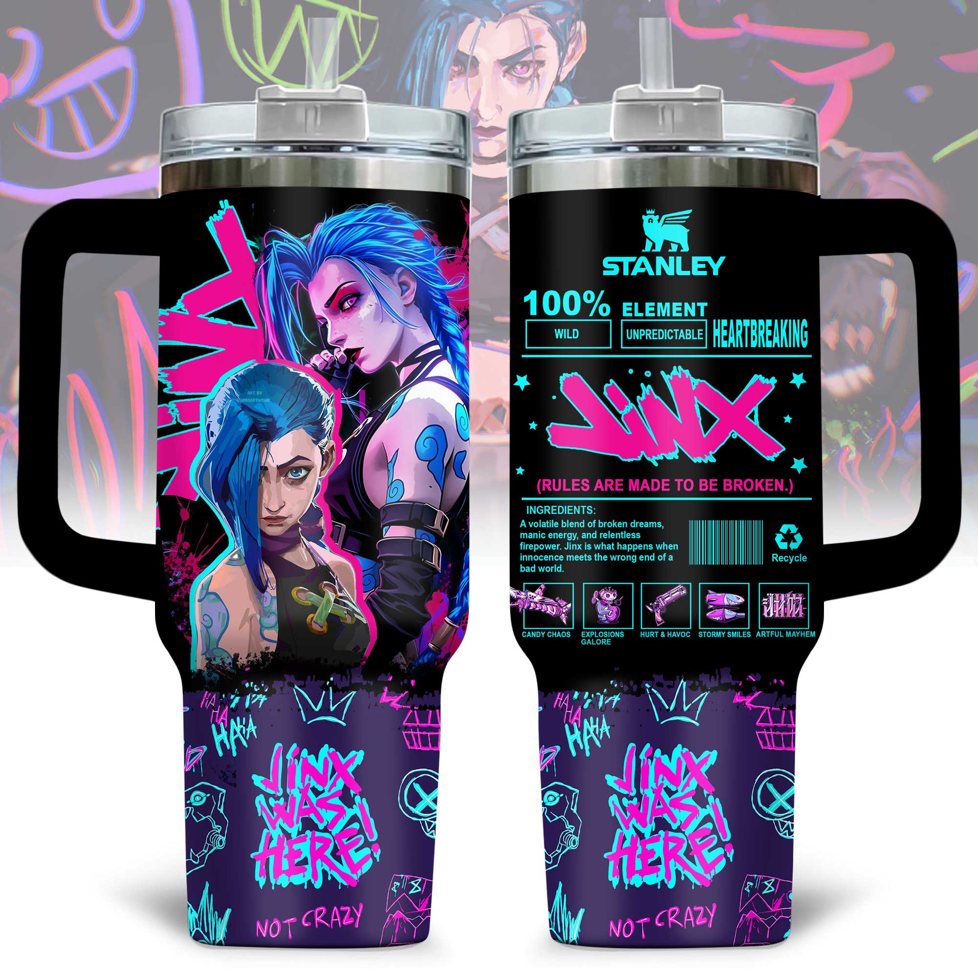 Arcane Movies Custom Stanley Cup 40 oz 30 oz Tumbler With HandleTVC2301171