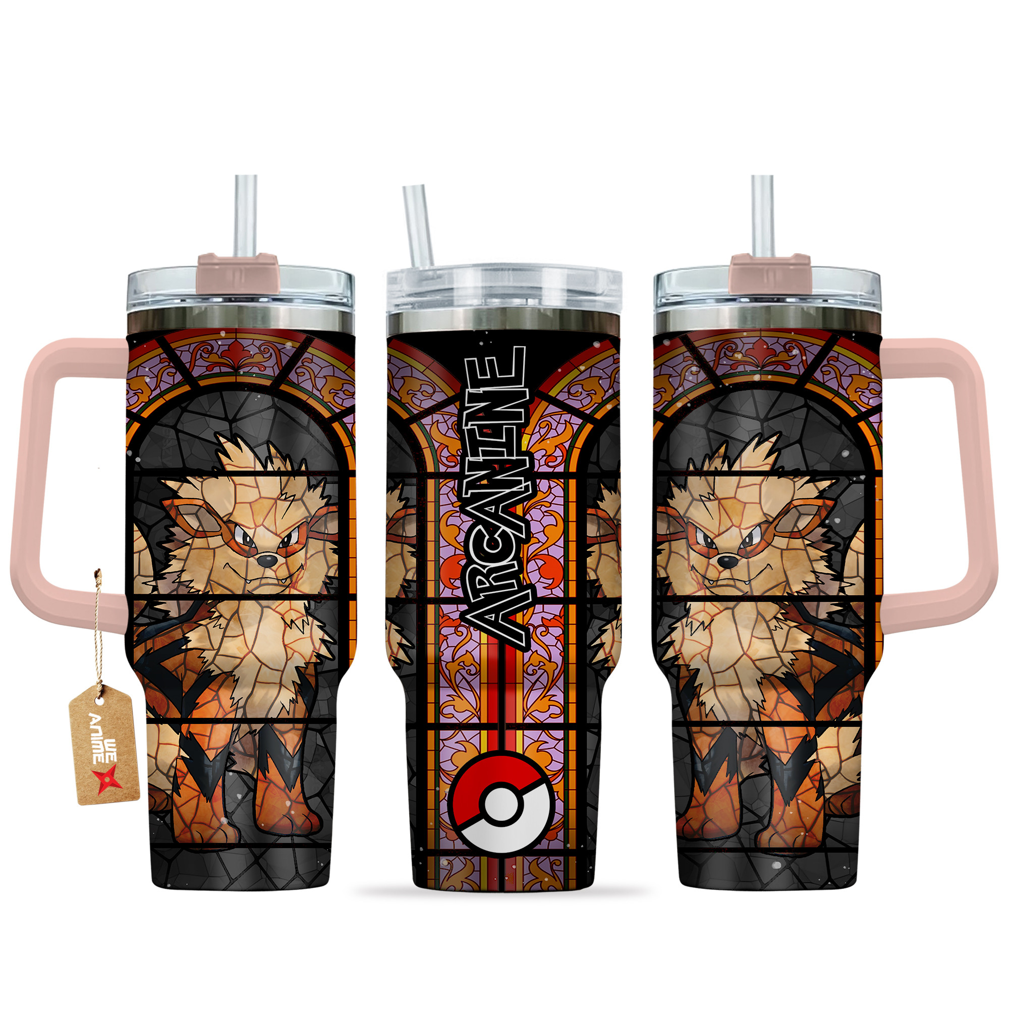Arcanine Pokemon Anime Custom Stanley Cup 40 oz 30 oz Tumbler With HandleTVC2301136
