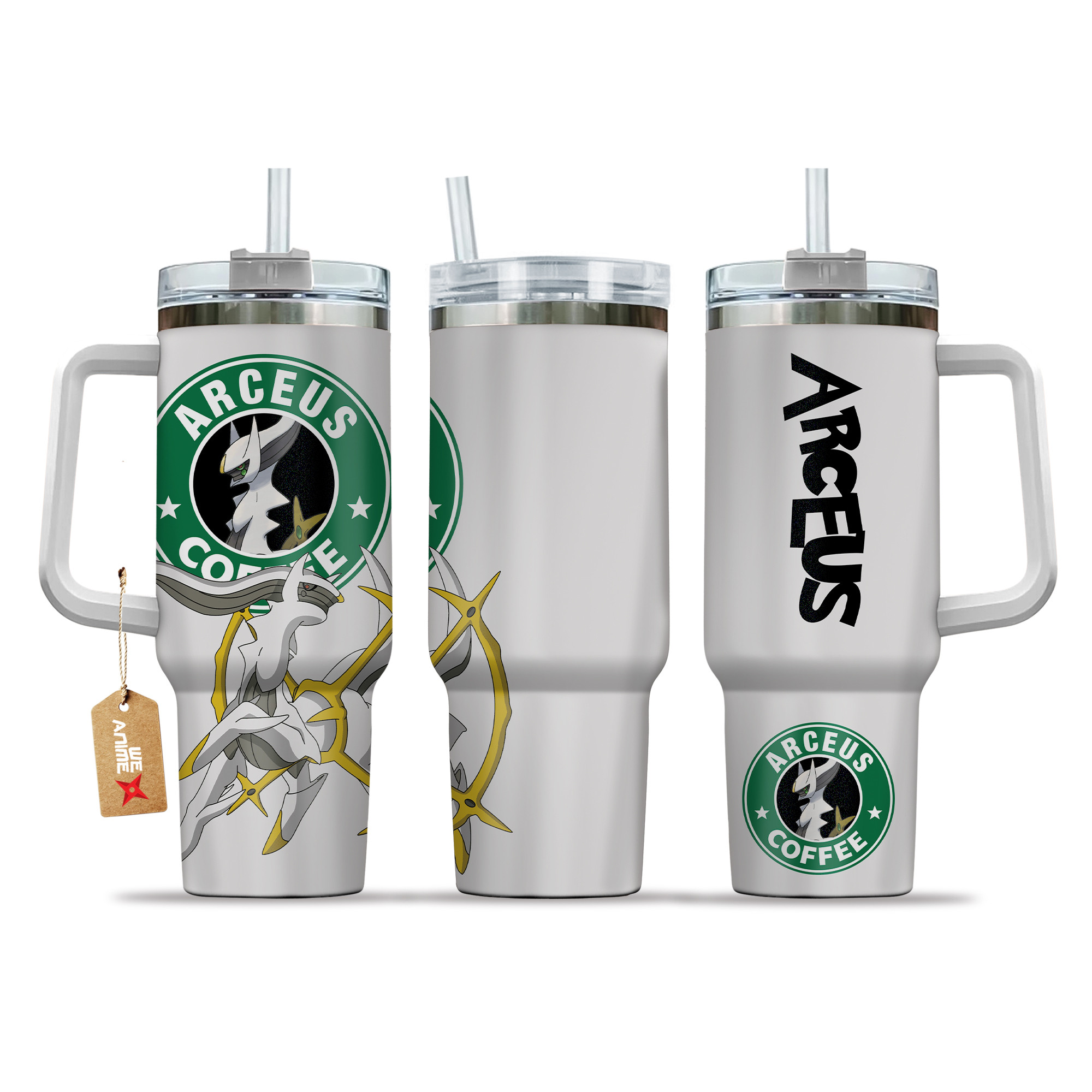 Arceus Coffee Pokemon Anime Custom Stanley Cup 40 oz 30 oz Tumbler With HandleTVC2301216