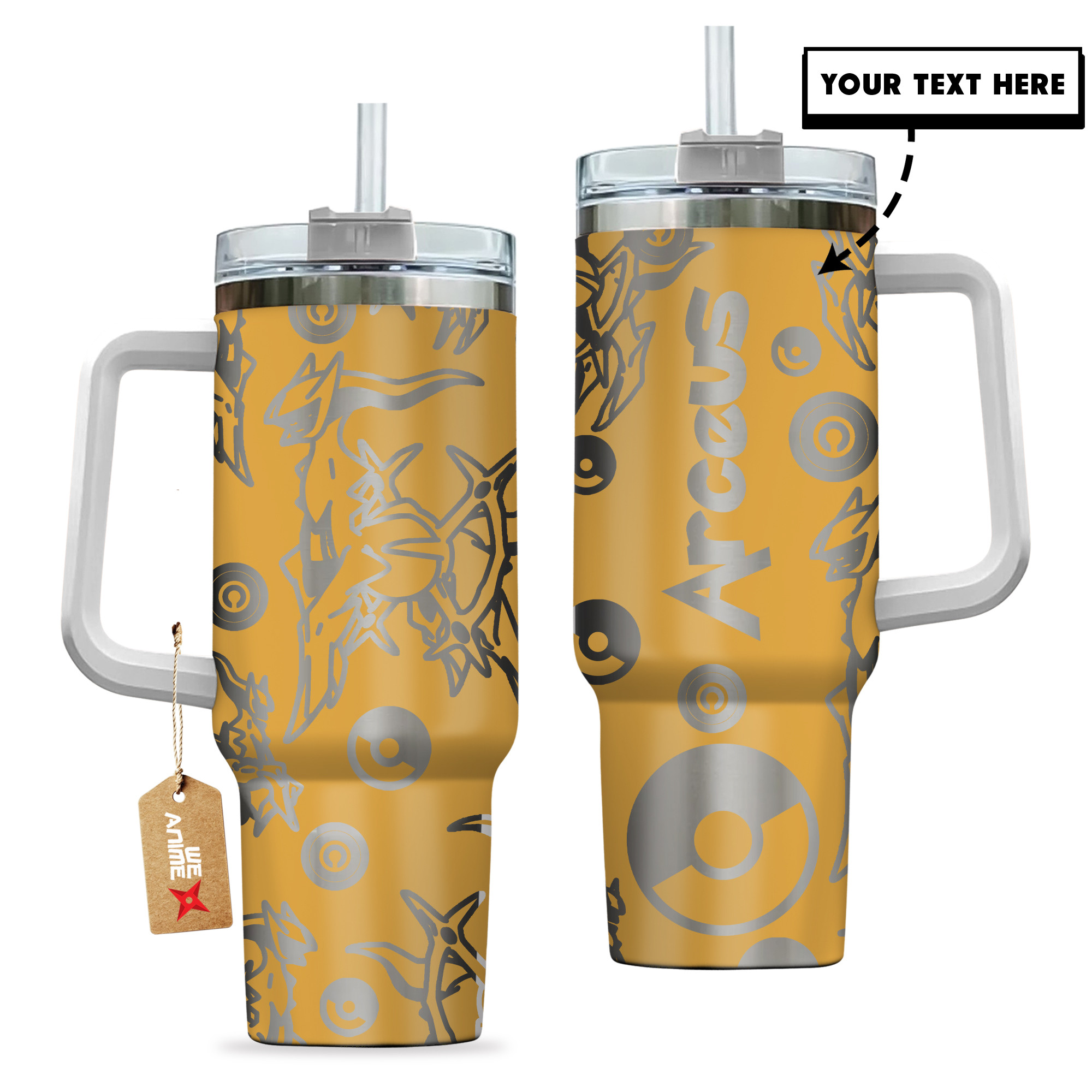 Arceus Pokemon Anime Custom Stanley Cup 40 oz 30 oz Tumbler With HandleTVC2301145 - Image 2