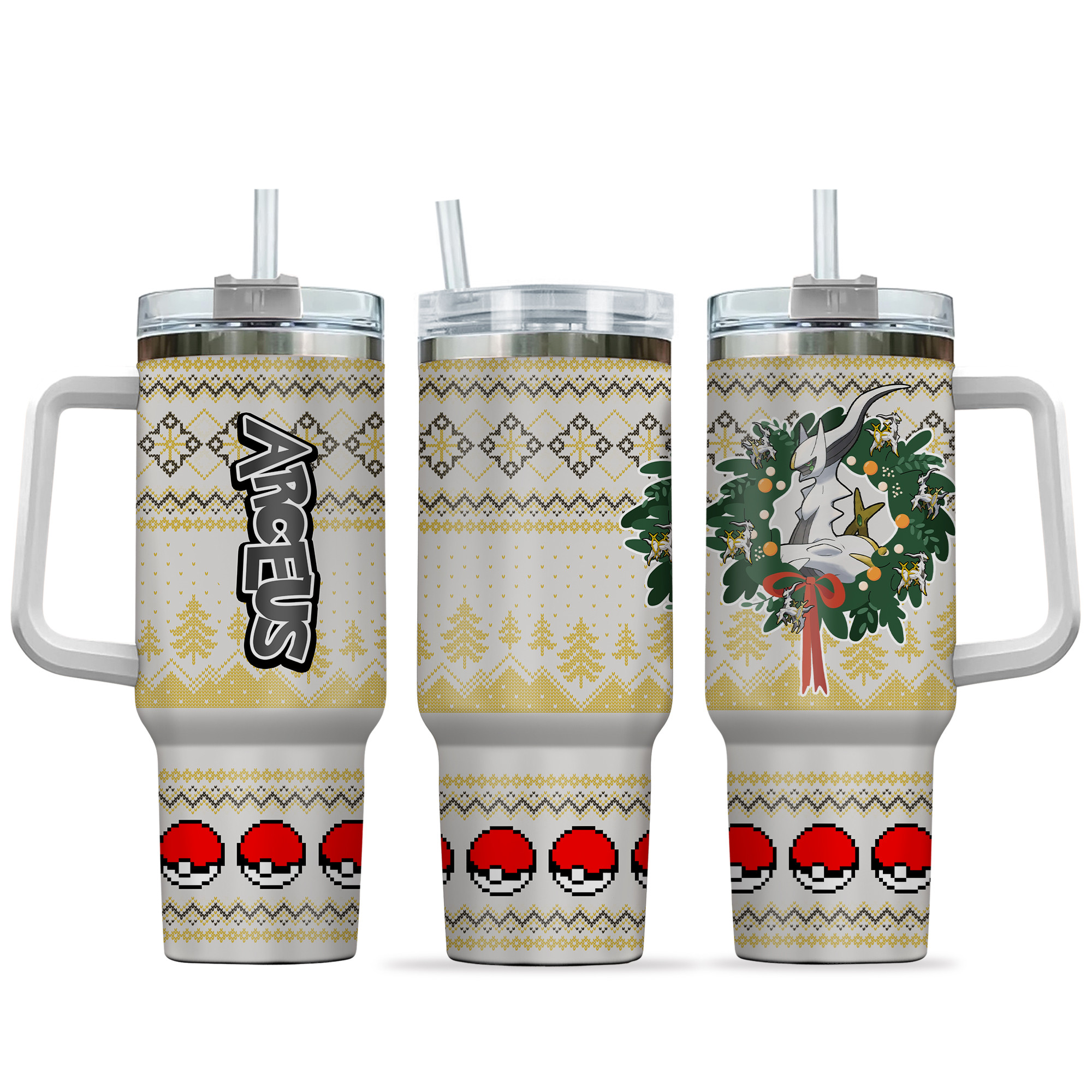 Arceus Pokemon Anime Custom Stanley Cup 40 oz 30 oz Tumbler With HandleTVC2301155