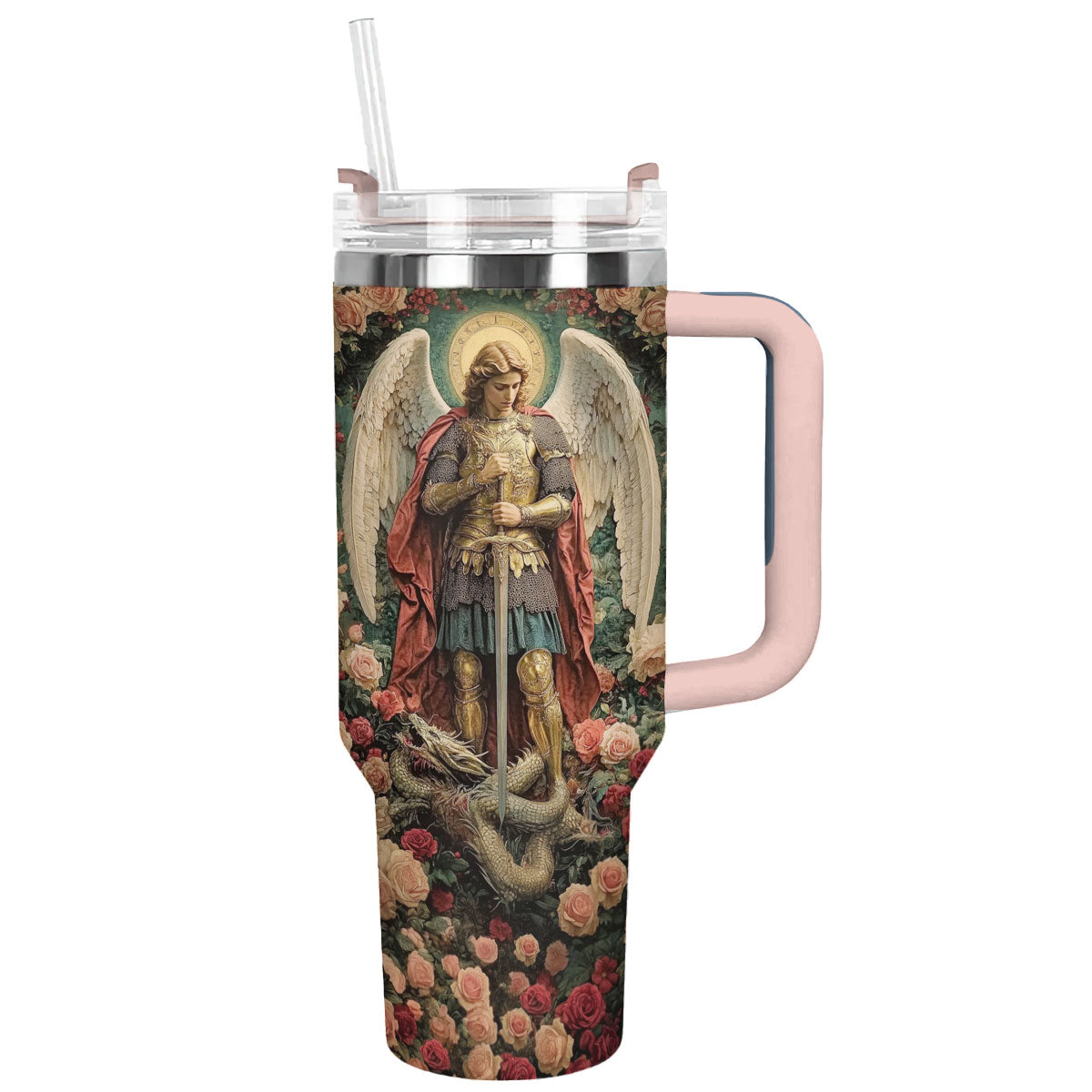 Archangel Michael Glory Christmas Custom Stanley Cup 40 oz 30 oz Tumbler With HandleTVC2301491