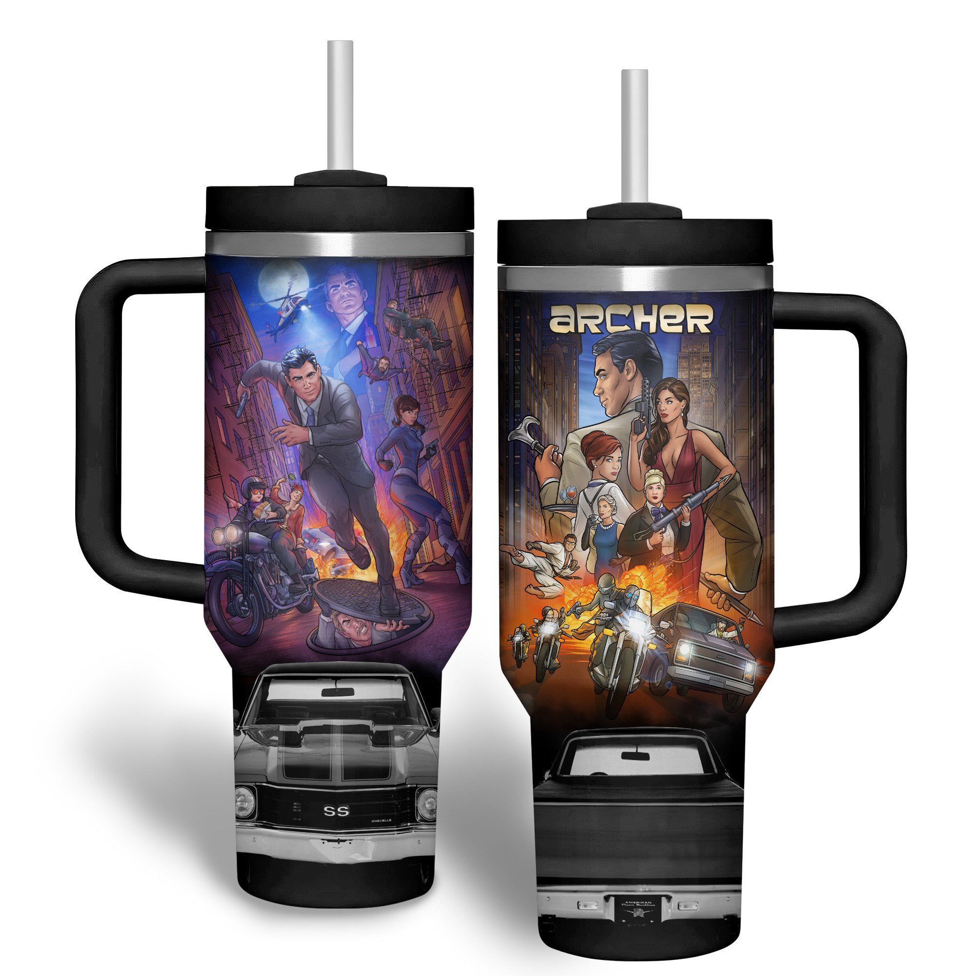 Archer TV Series Custom Stanley Cup 40 oz 30 oz Tumbler With HandleTVC2301318