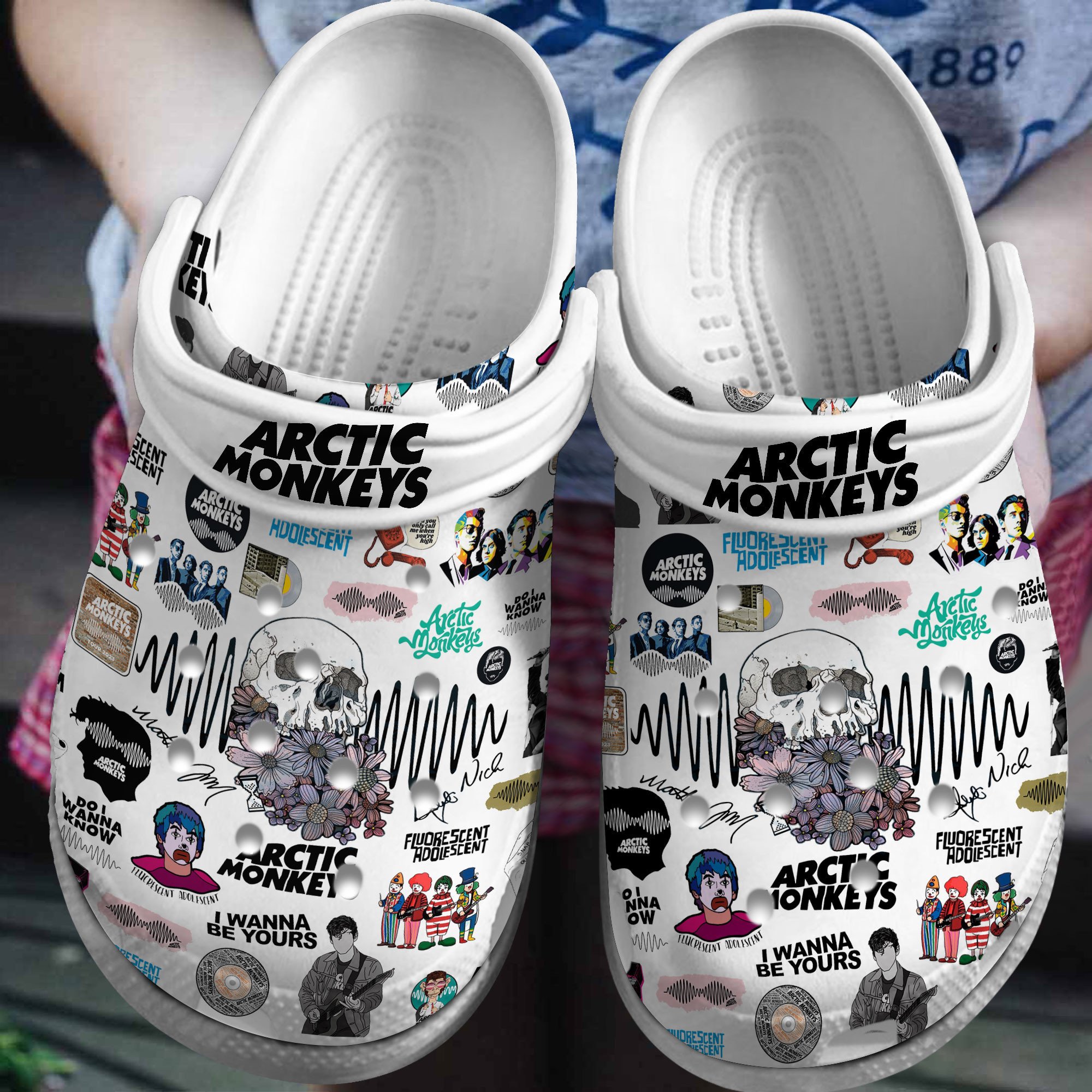 Arctic Monkeys Music Crocs Crocband Clogs Shoes Comfortable For Men Women and Kids