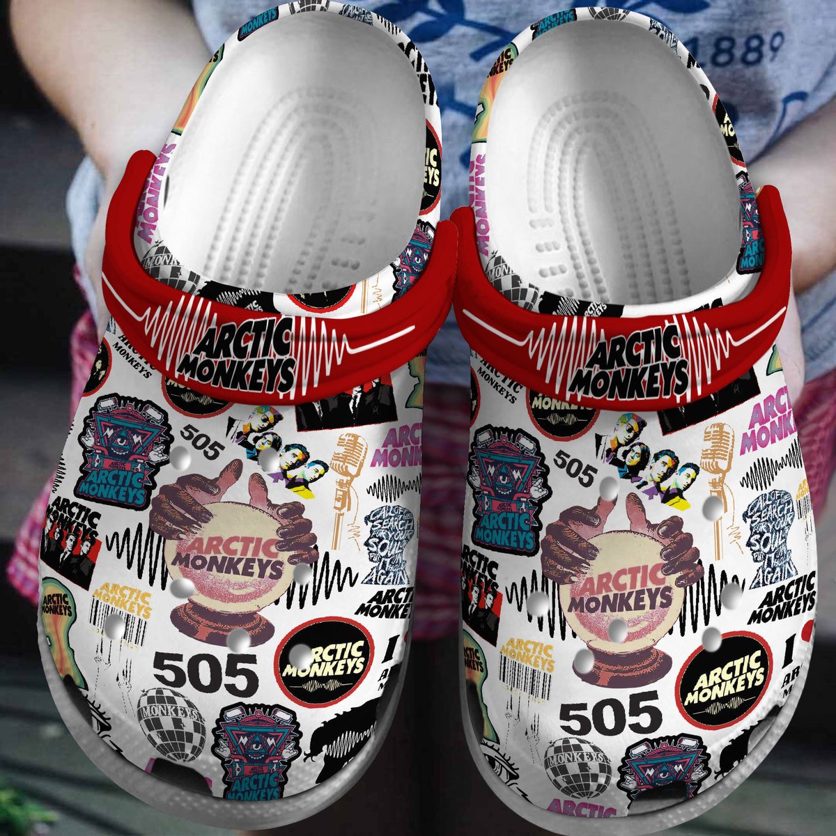 Arctic Monkeys Music Crocs Crocband Clogs Shoes Comfortable For Men Women and Kids