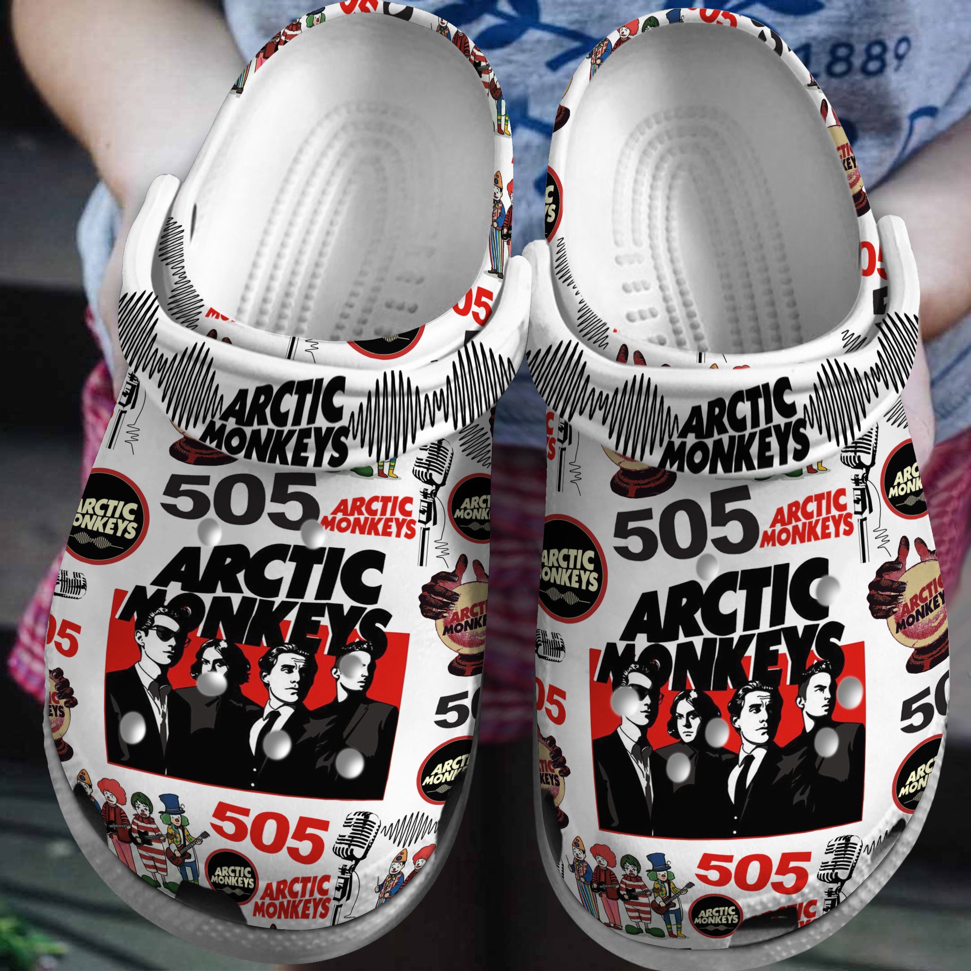 Arctic Monkeys Music Crocs Crocband Clogs Shoes Comfortable For Men Women and Kids