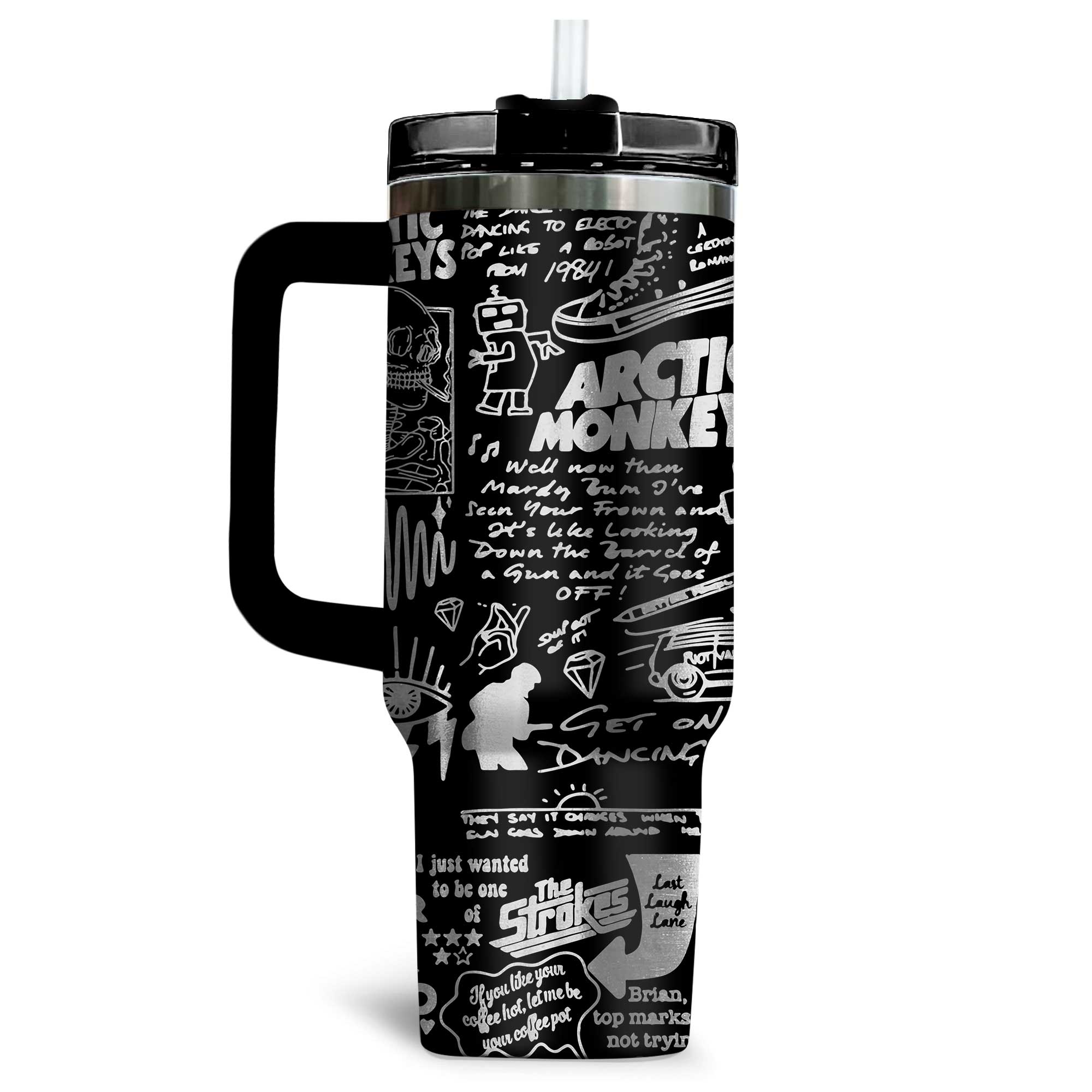 Arctic Monkeys Music Custom Stanley Cup 40 oz 30 oz Tumbler With HandleTVC230195 - Image 2
