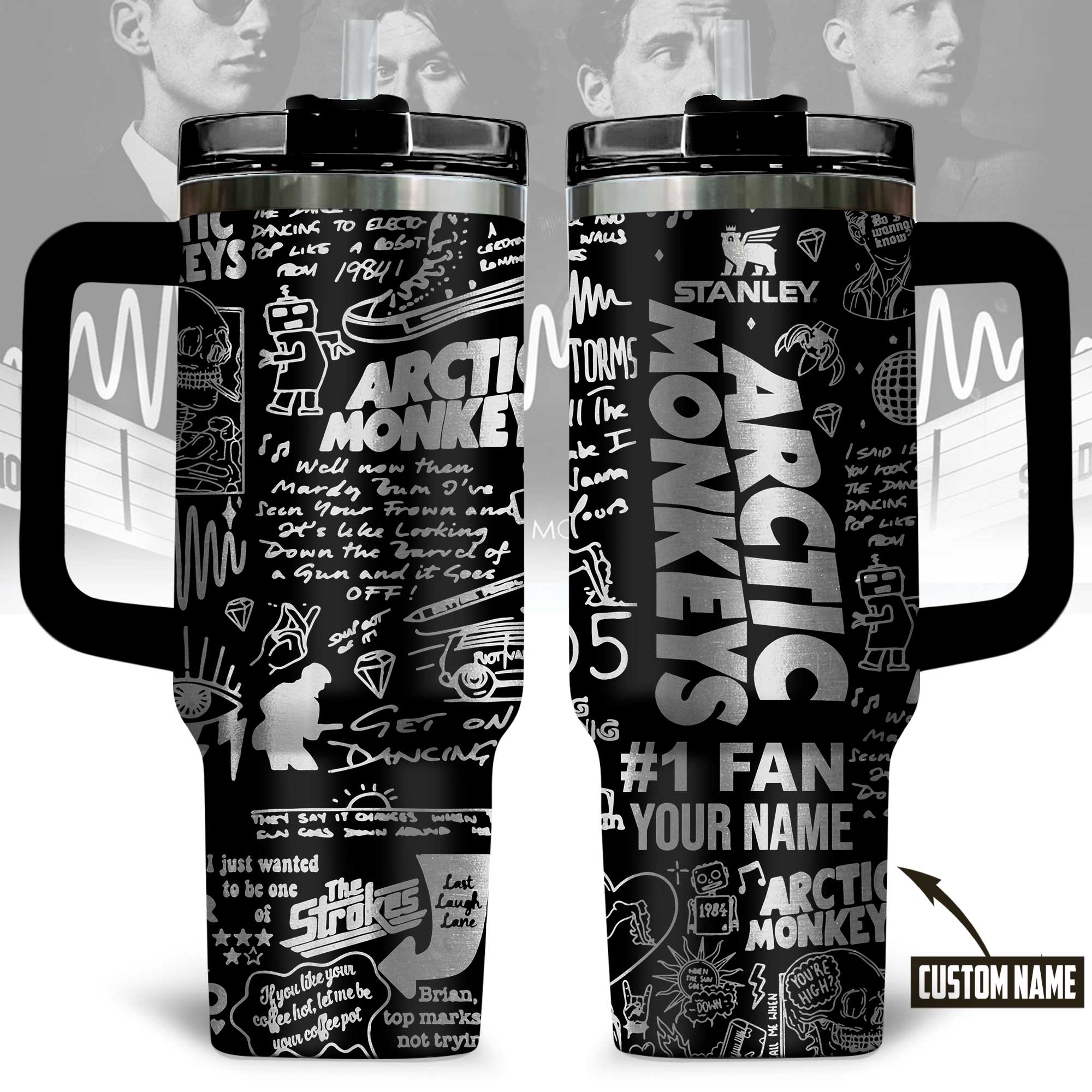 Arctic Monkeys Music Custom Stanley Cup 40 oz 30 oz Tumbler With HandleTVC230195