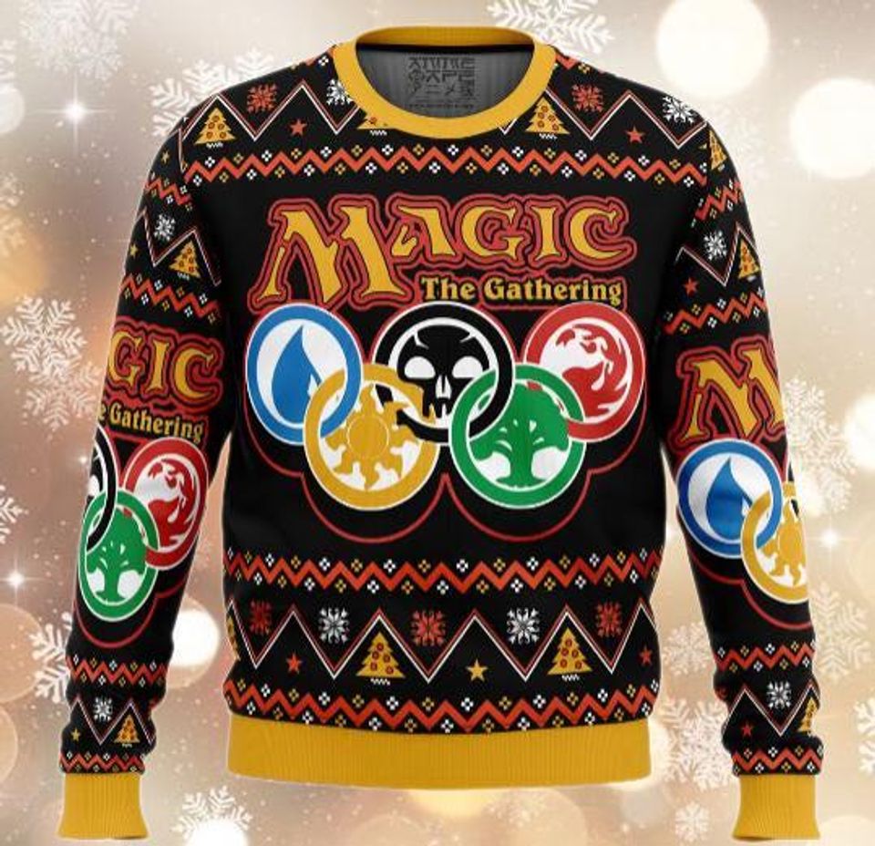 Arena The Gathering Ugly Sweater, Magic Christmas Ugly Sweatshirt
