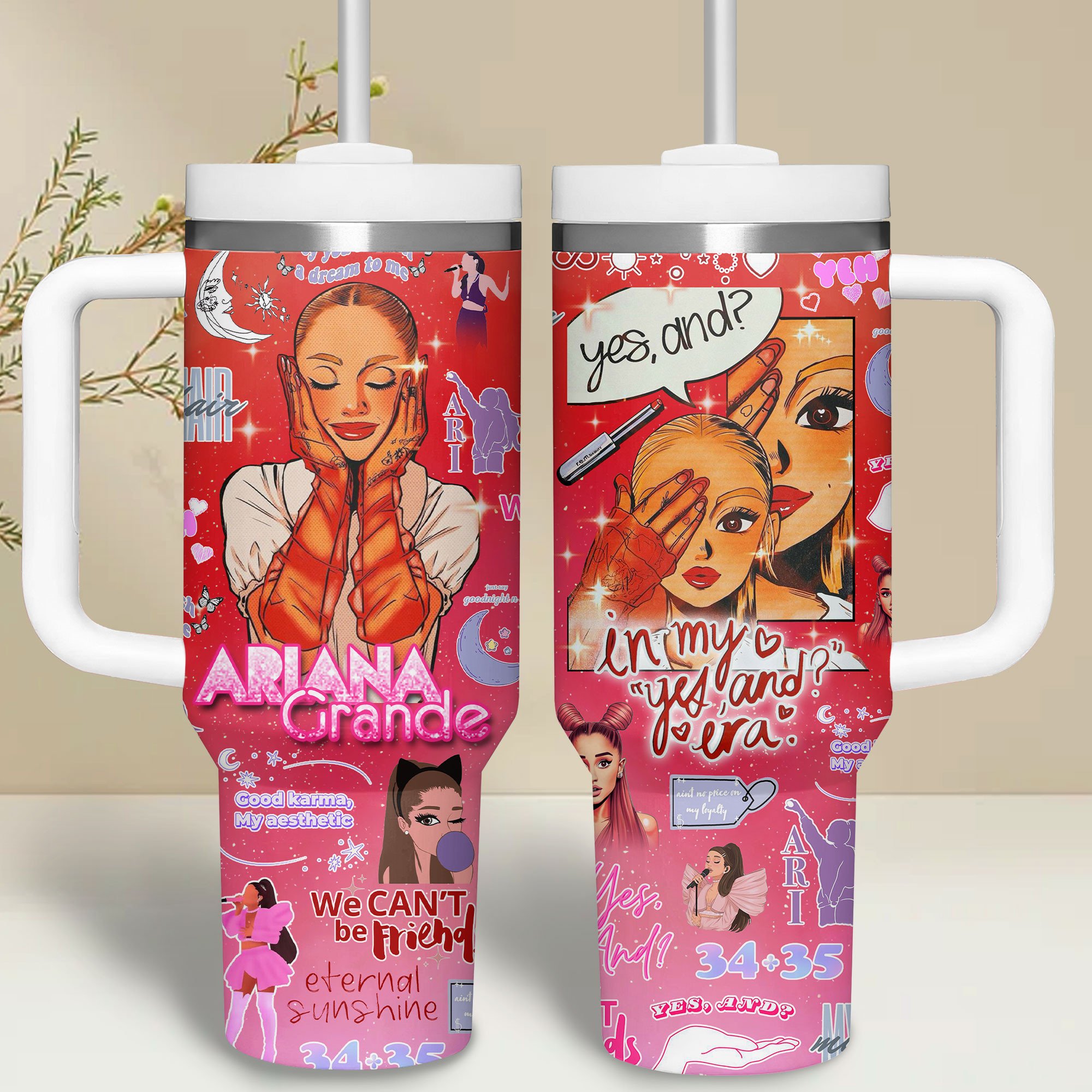 Ariana Grande Music Custom Stanley Cup 40 oz 30 oz Tumbler With HandleTVC2301737
