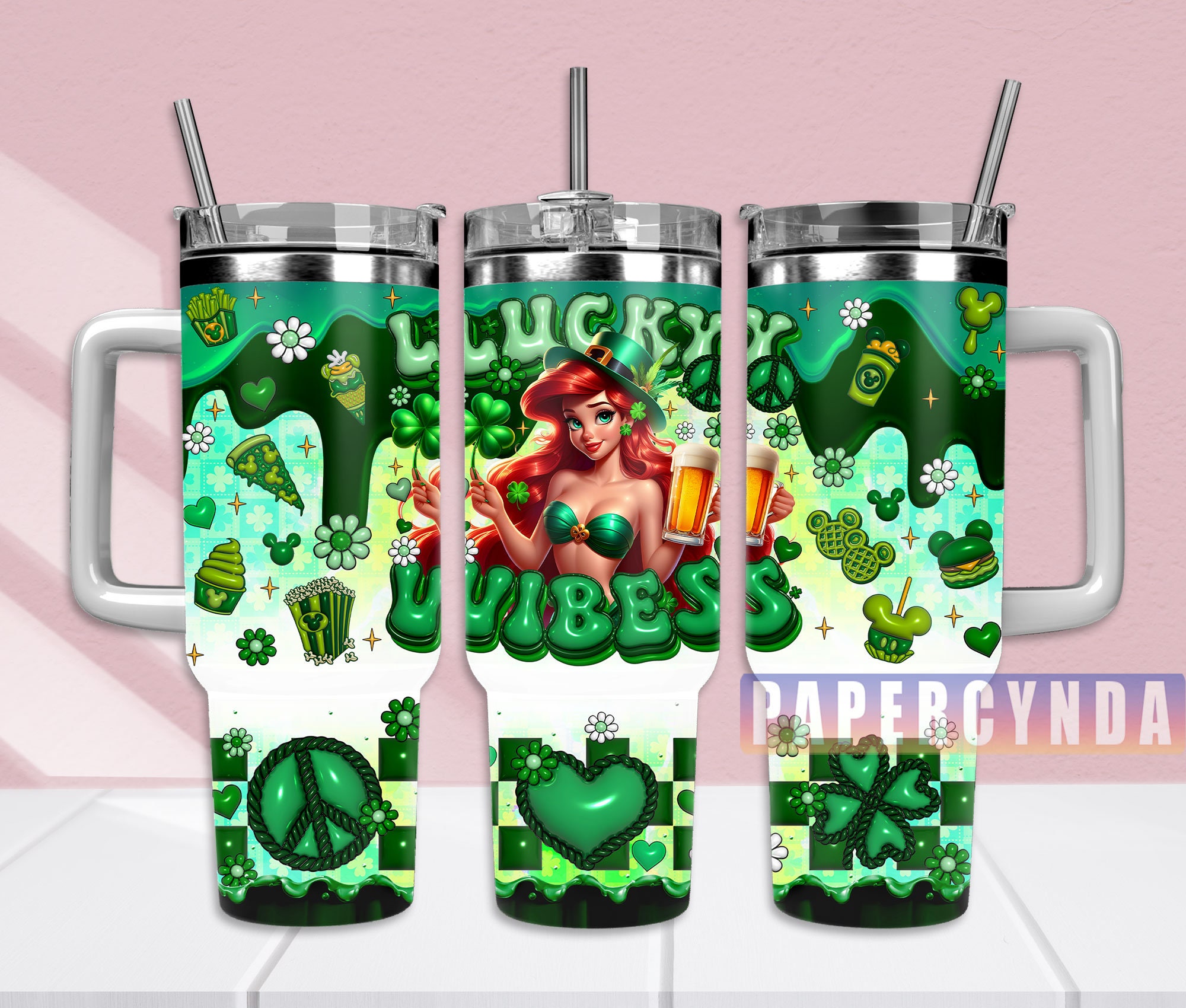 Ariel Custom Stanley Cup 40 oz 30 oz Tumbler With HandleTVC2301834