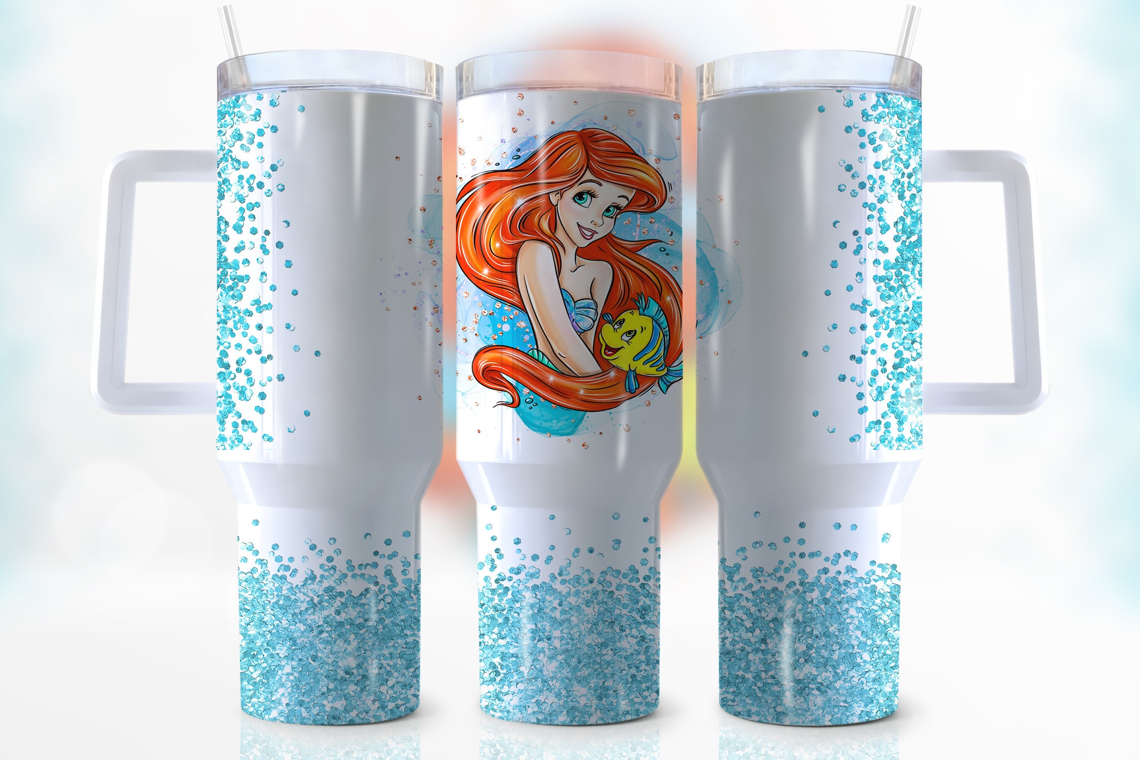 Ariel The Little Mermaid Disney Cartoon Custom Stanley Cup 40 oz 30 oz Tumbler With HandleTVC2301942