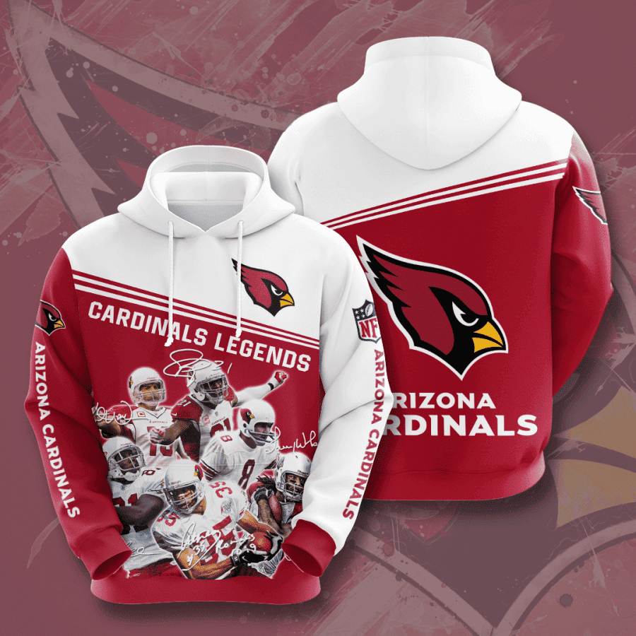 Arizona Cardinals 3D All Over Print Hoodie, Zip Hoodie