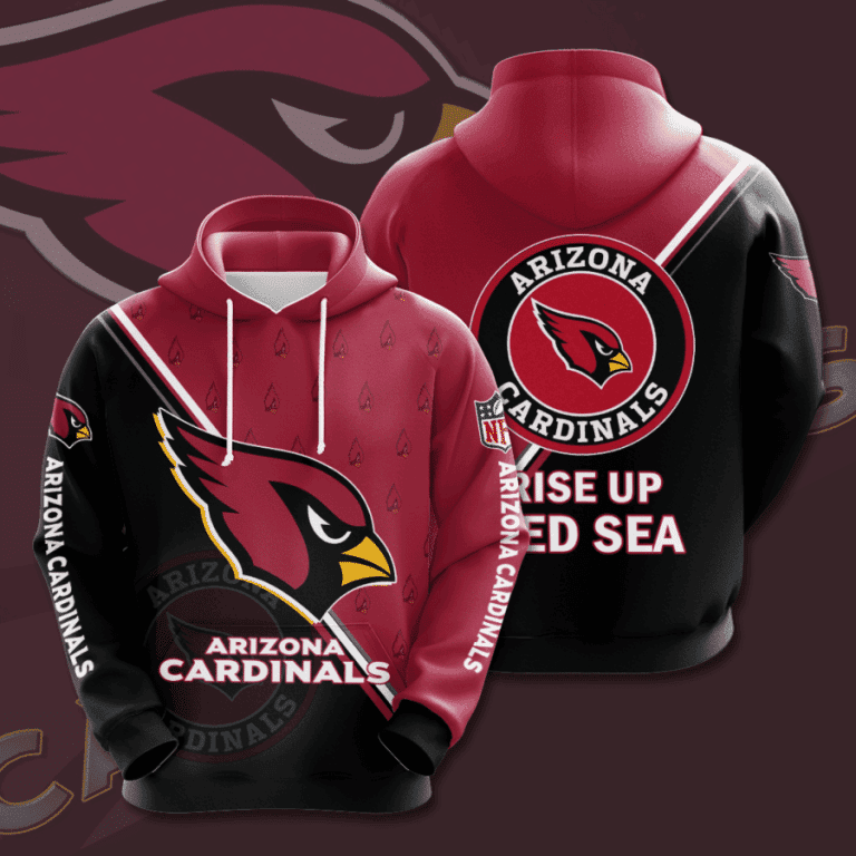 Arizona Cardinals 3D All Over Print Hoodie, Zip Hoodie