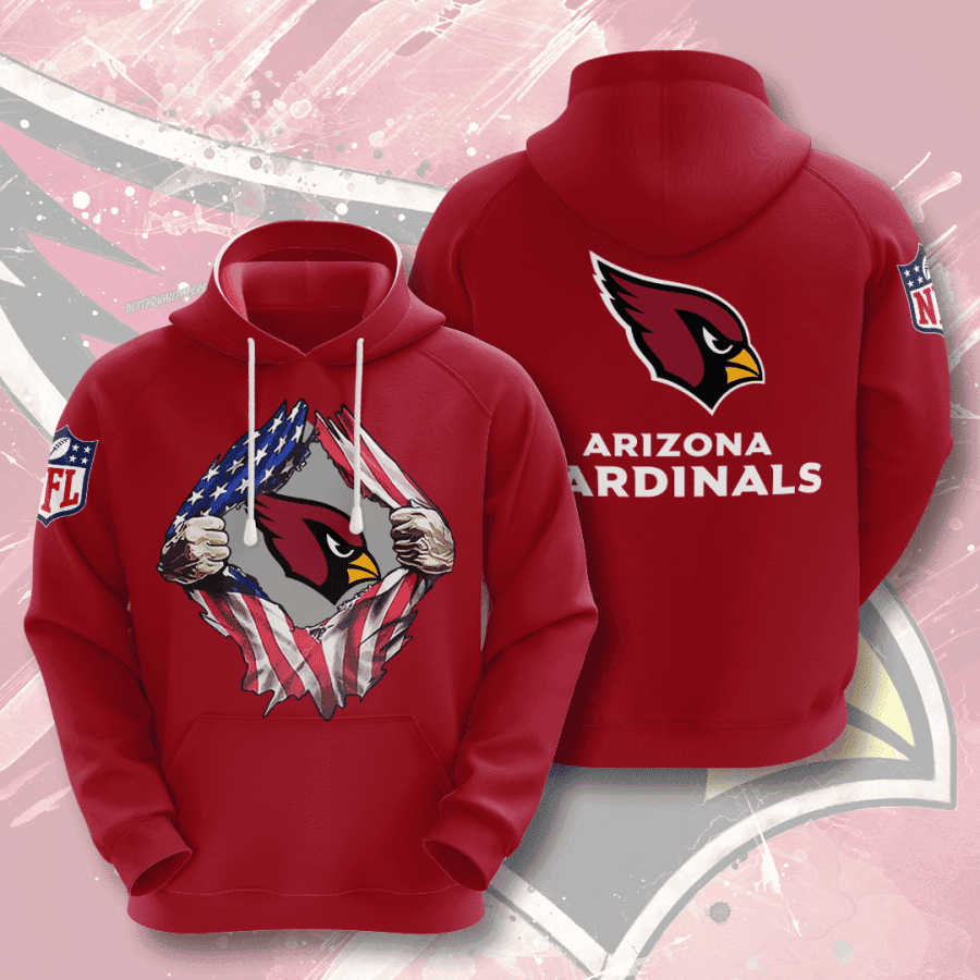 Arizona Cardinals 3D All Over Print Hoodie, Zip Hoodie