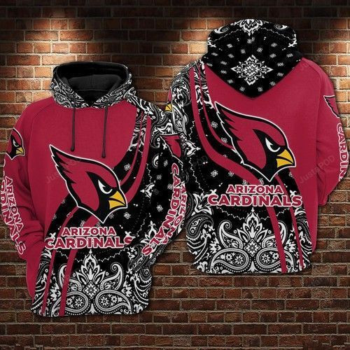 Arizona Cardinals 3D All Over Print Hoodie, Zip Hoodie