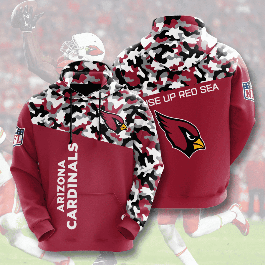 Arizona Cardinals 3D All Over Print Hoodie, Zip Hoodie