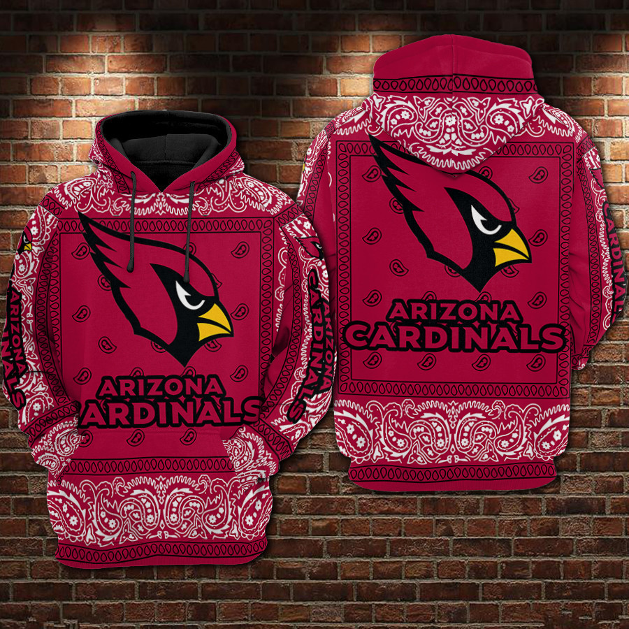 Arizona Cardinals 3D All Over Print Hoodie, Zip Hoodie