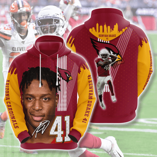 Arizona Cardinals kenyan drake 3D All Over Print Hoodie, Zip Hoodie