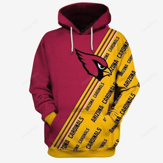Arizona Cardinals Ncaa Football Many Logo 3D All Over Print Hoodie, Zip Hoodie