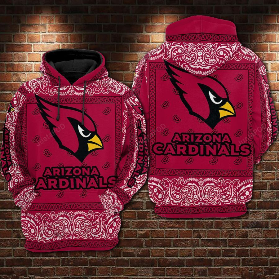Arizona Cardinals Ncaa Football Vintage Motifs 3D All Over Print Hoodie, Zip Hoodie