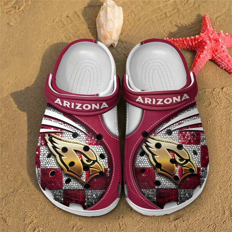 Arizona Cardinals NFL Crocs Crocband Clogs Shoes Comfortable For Men Women and Kids