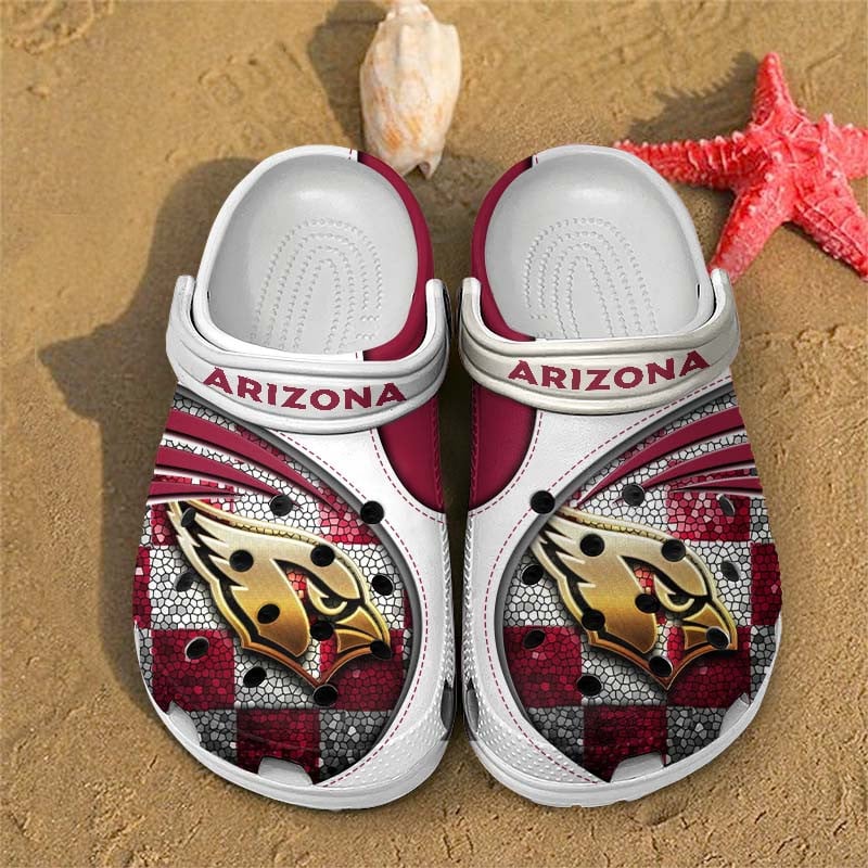 Arizona Cardinals NFL Crocs Crocband Clogs Shoes Comfortable For Men Women and Kids