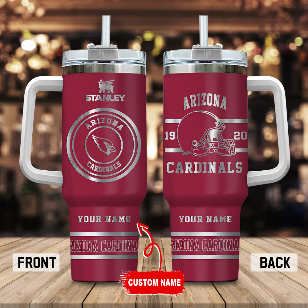 Arizona Cardinals NFL Custom Stanley Cup 40 oz 30 oz Tumbler With HandleTVC230153