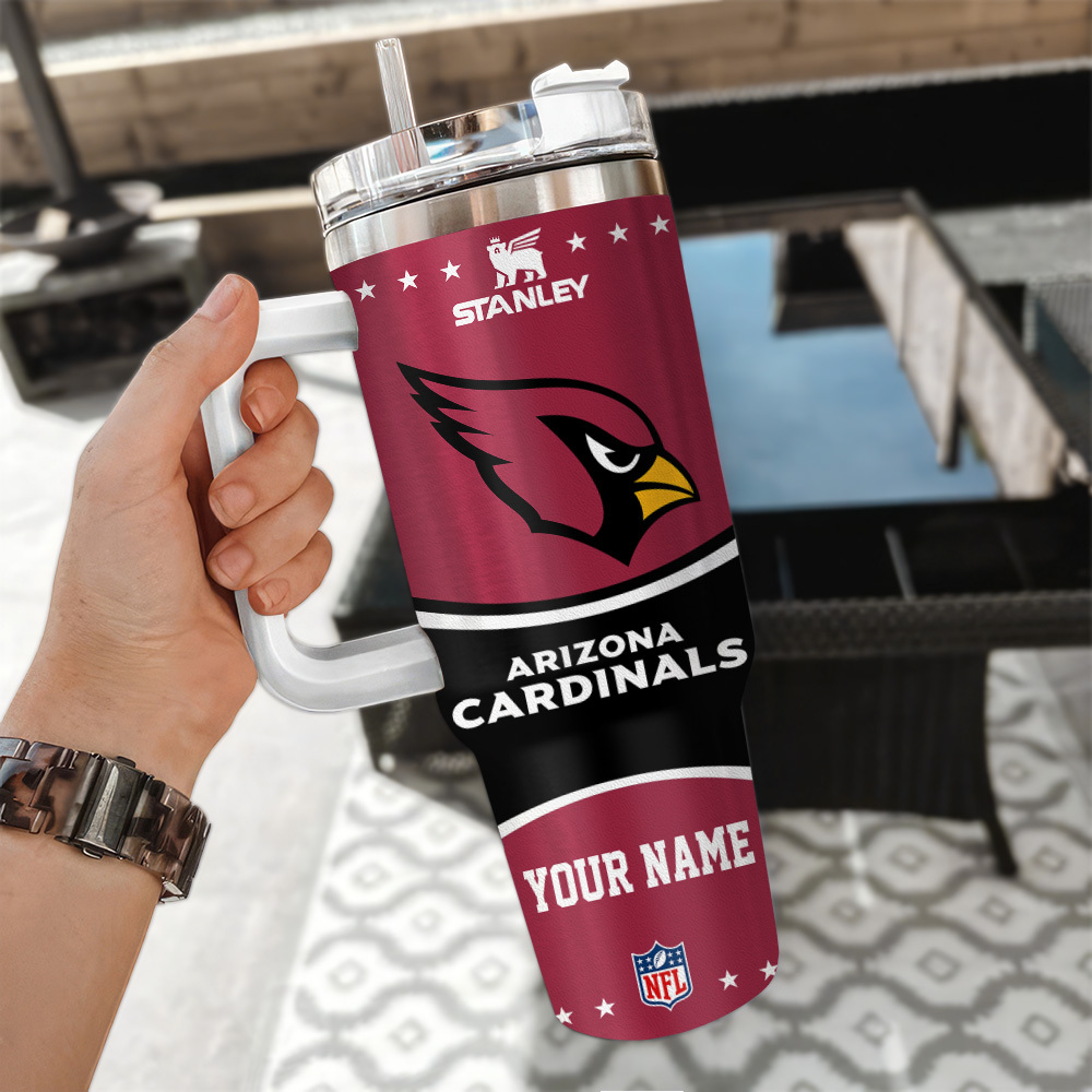 Arizona Cardinals NFL Custom Stanley Cup 40 oz 30 oz Tumbler With HandleTVC230171 - Image 3