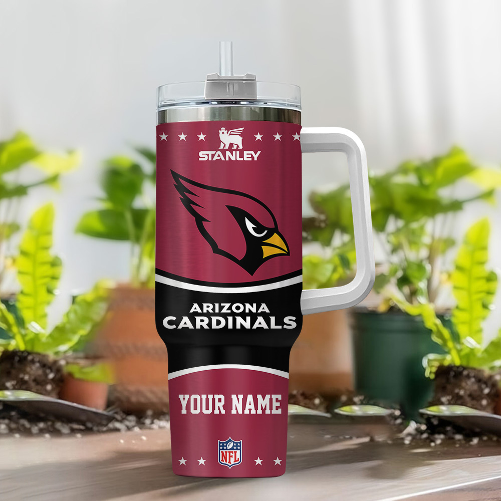 Arizona Cardinals NFL Custom Stanley Cup 40 oz 30 oz Tumbler With HandleTVC230171 - Image 2