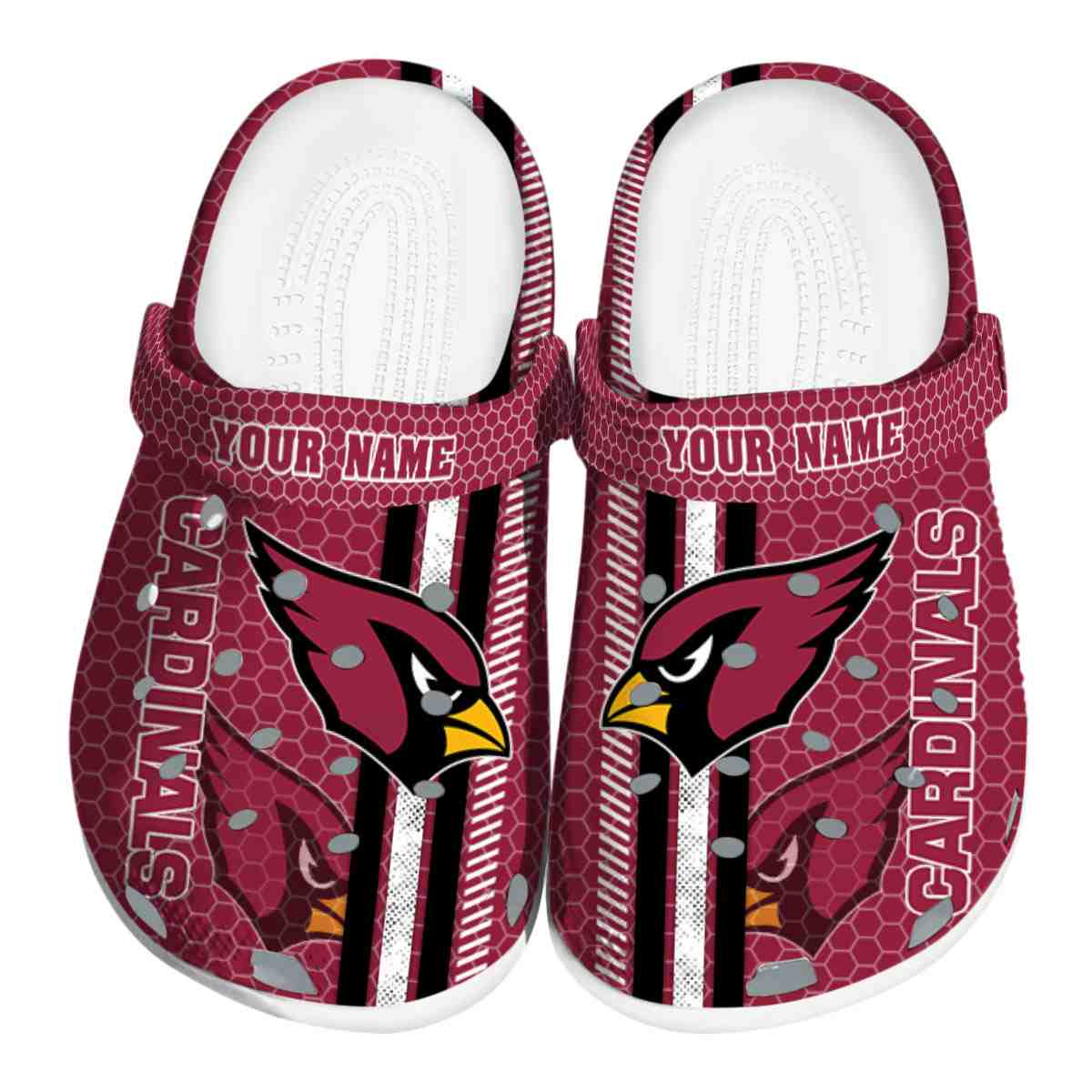 Arizona Cardinals NFL Sport Crocs Crocband Clogs Shoes Comfortable For Men Women and Kids