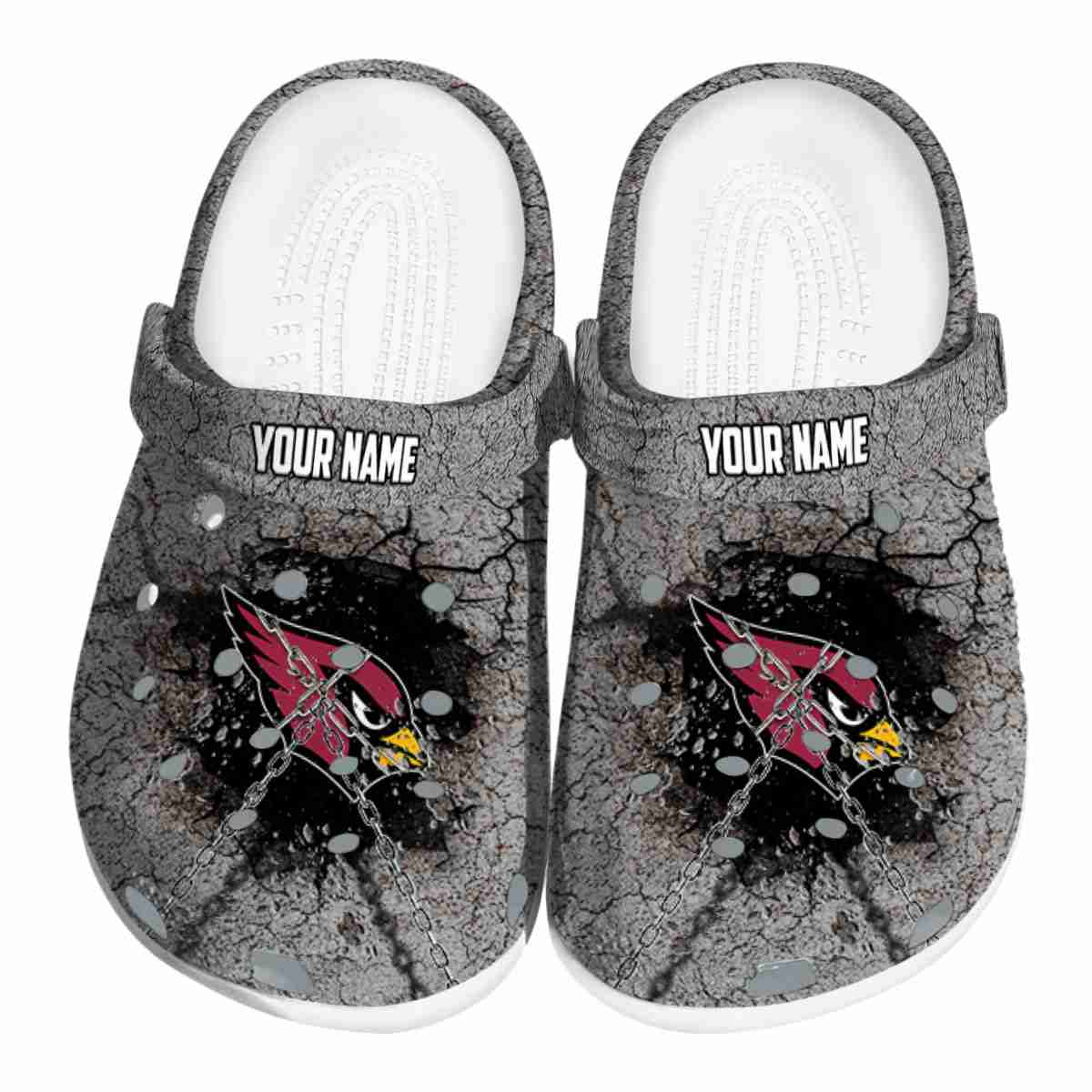 Arizona Cardinals NFL Sport Crocs Crocband Clogs Shoes Comfortable For Men Women and Kids