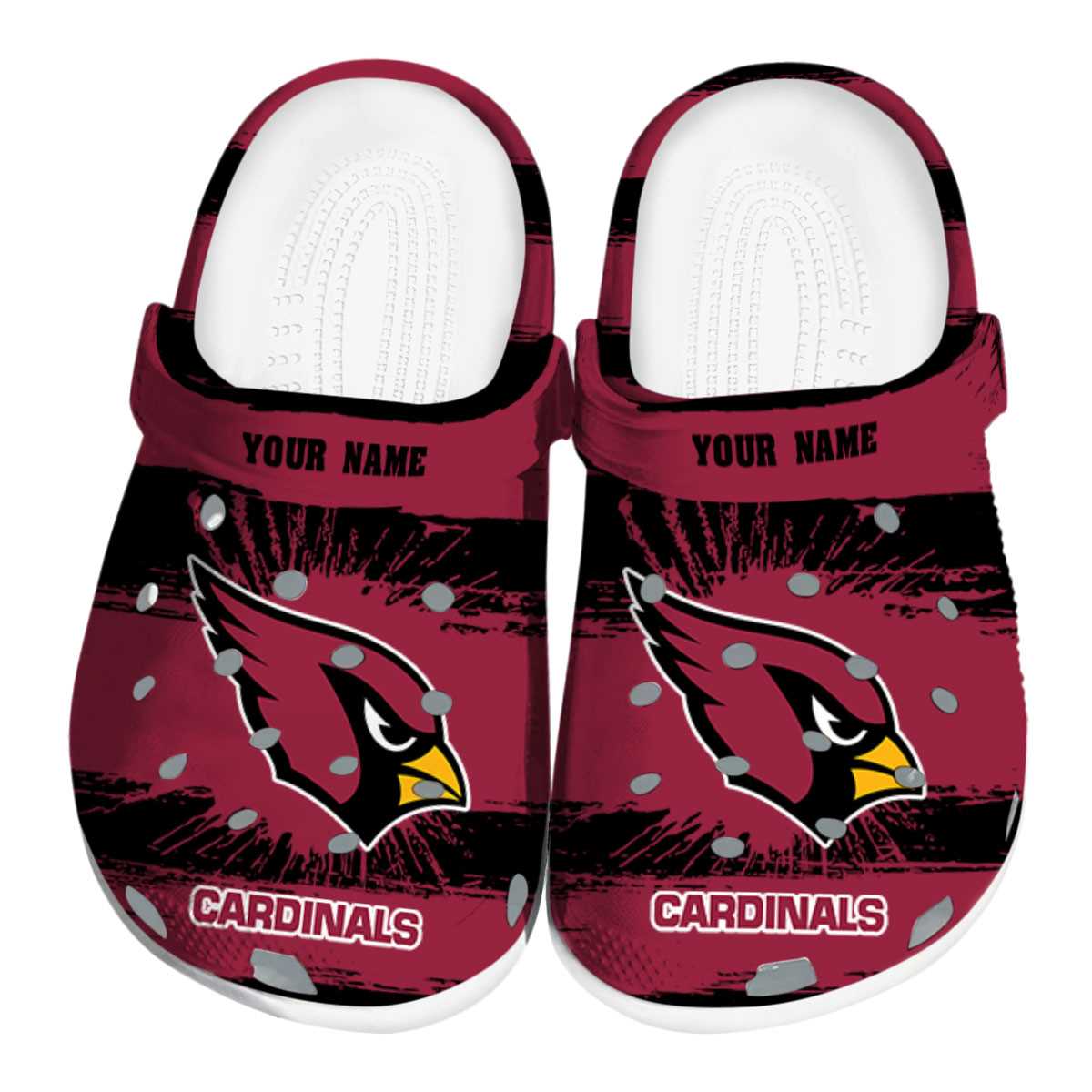 Arizona Cardinals NFL Sport Crocs Crocband Clogs Shoes Comfortable For Men Women and Kids