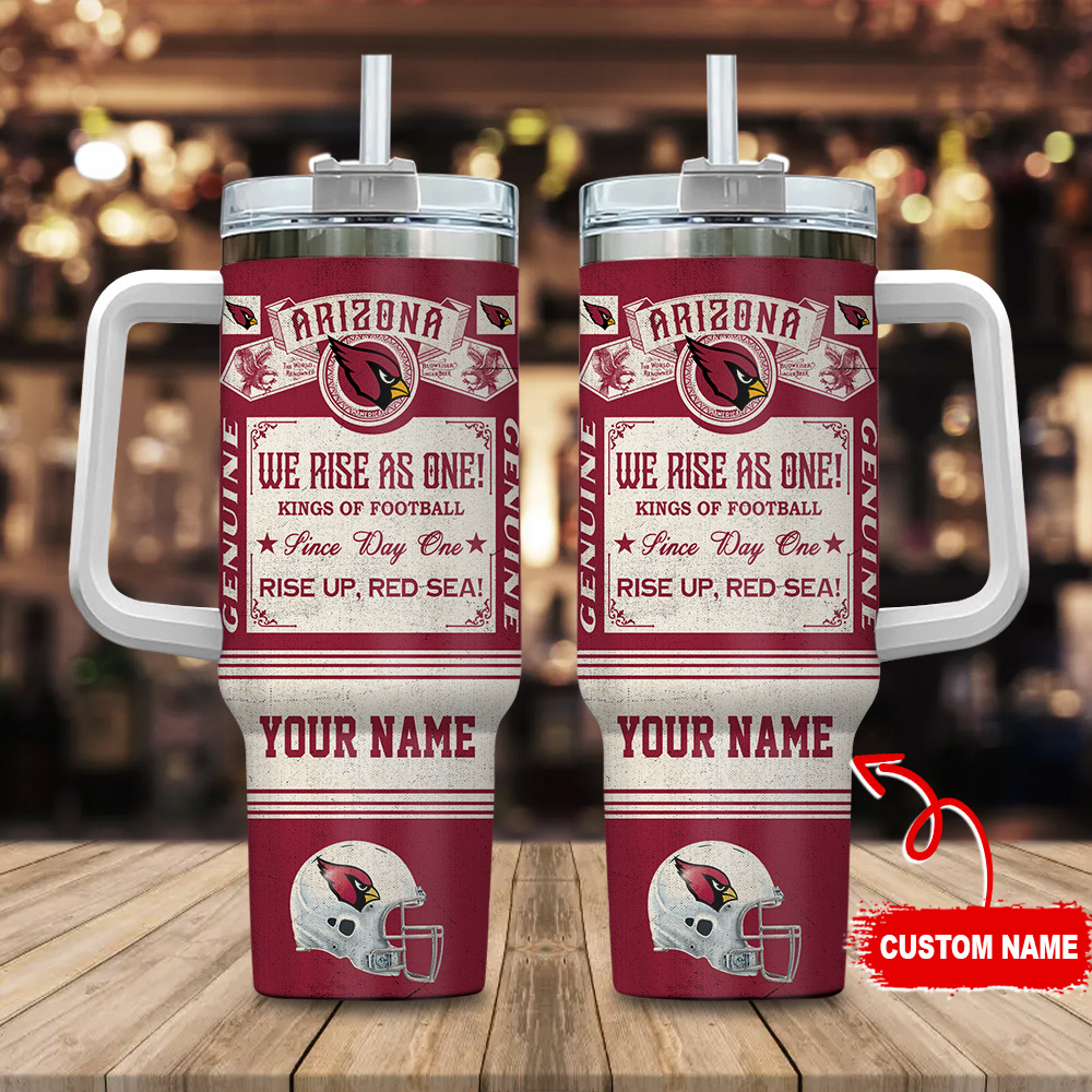 Arizona Cardinals NFL Vintage Kings Of Football Custom Stanley Cup 40 oz 30 oz Tumbler With HandleTVC2301107