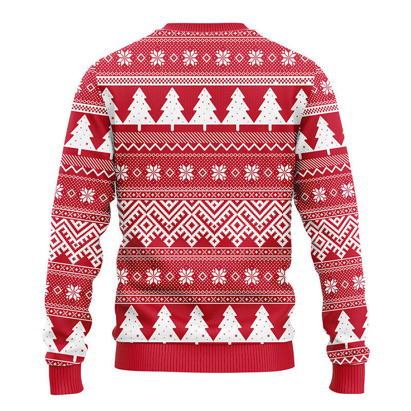 Arizona Cardinals Snoopy Ugly Christmas Sweater Adult 3D Funny Matching for family - Image 2