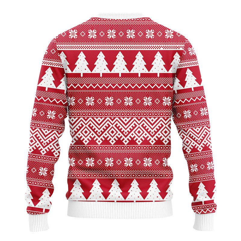 Arizona Cardinals Tree Ball Ugly Christmas Sweater Adult 3D Funny Matching for family - Image 2