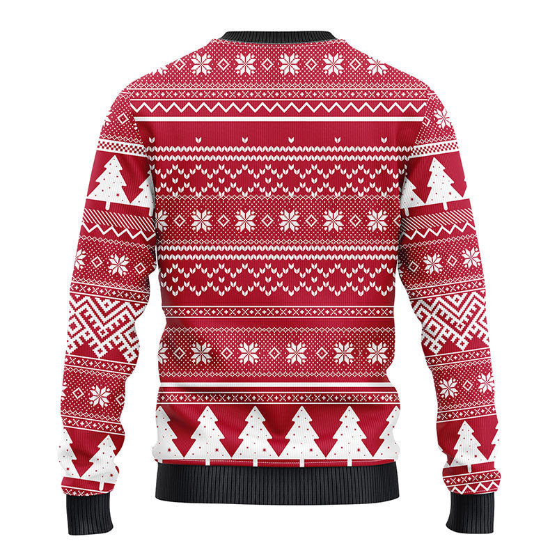 Arizona Cardinals Tree Ugly Christmas Sweater Adult 3D Funny Matching for family - Image 2