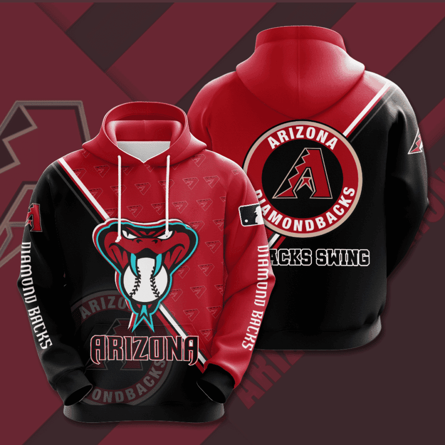 Arizona Diamondbacks 3D All Over Print Hoodie, Zip Hoodie