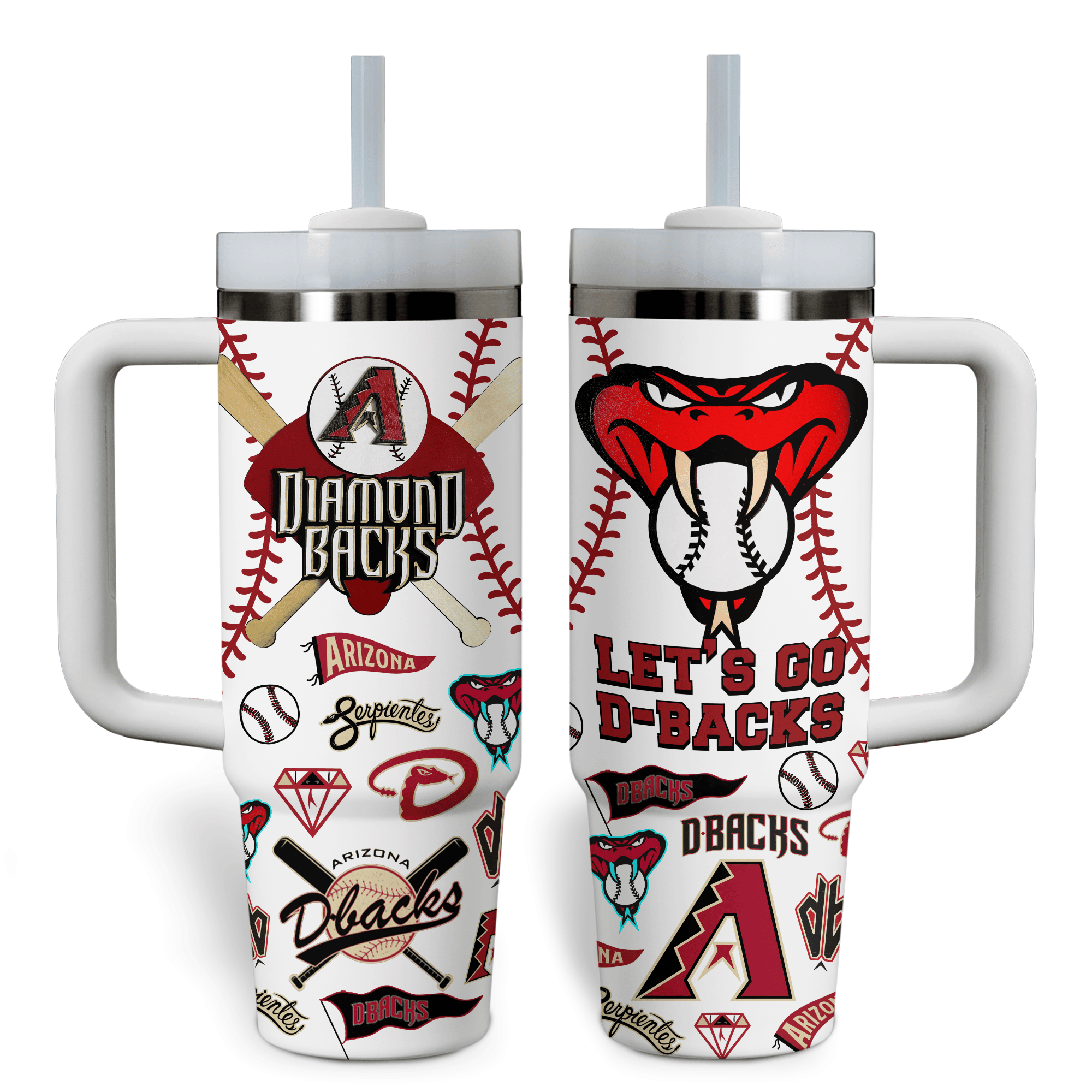 Arizona Diamondbacks MLB Custom Stanley Cup 40 oz 30 oz Tumbler With HandleTVC2301696