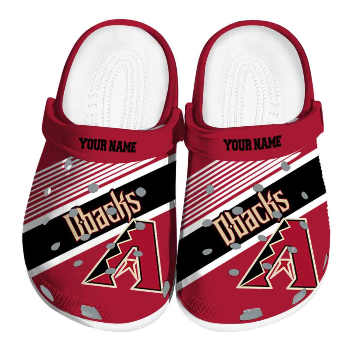 Arizona Diamondbacks MLB Sport Crocs Crocband Clogs Shoes Comfortable For Men Women and Kids