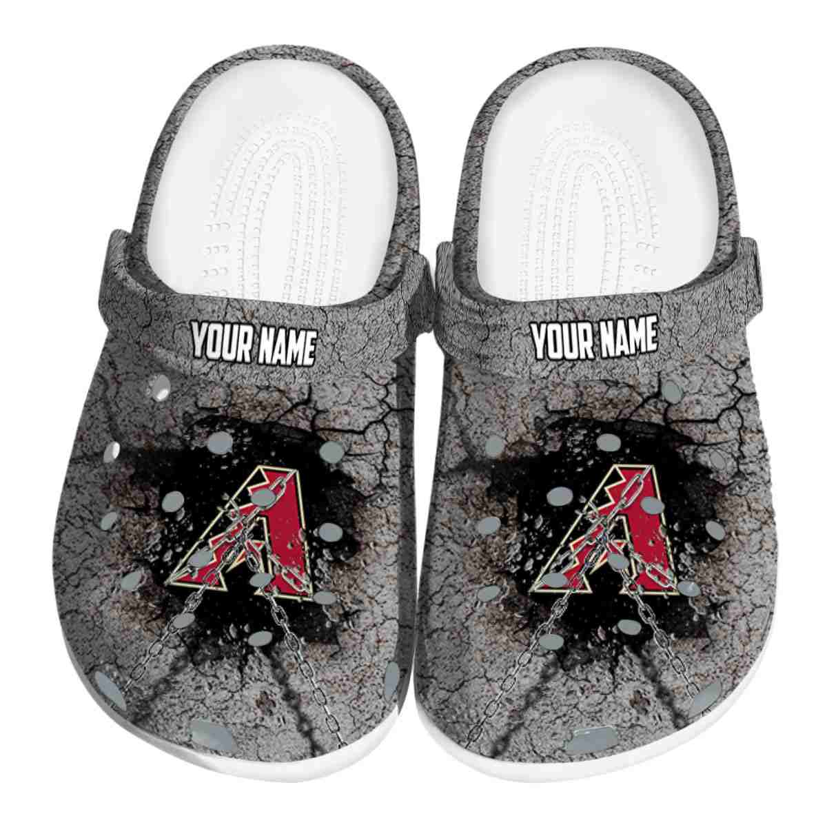 Arizona Diamondbacks MLB Sport Crocs Crocband Clogs Shoes Comfortable For Men Women and Kids