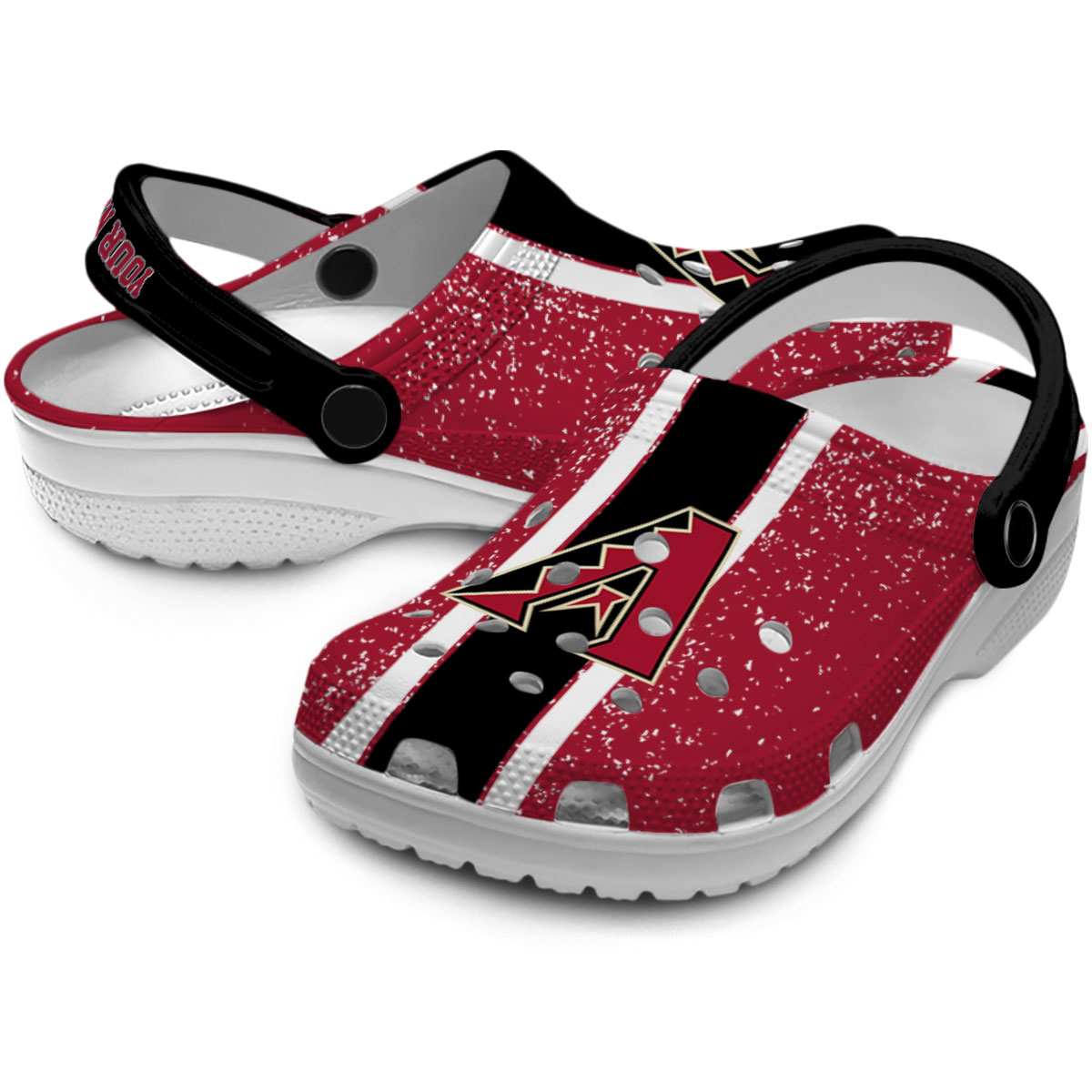 Arizona Diamondbacks MLB Sport Crocs Crocband Clogs Shoes Comfortable For Men Women and Kids - Image 3