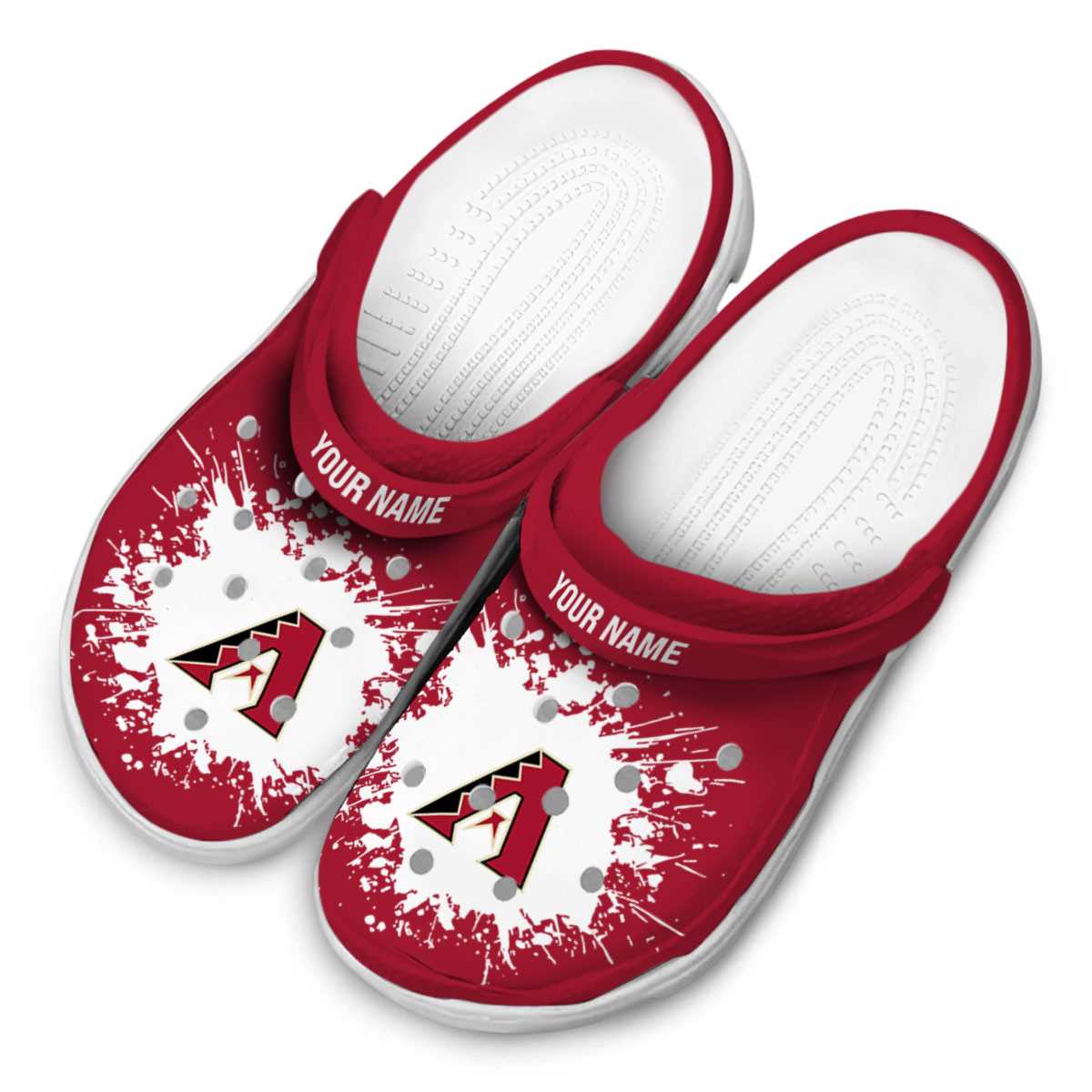 Arizona Diamondbacks MLB Sport Crocs Crocband Clogs Shoes Comfortable For Men Women and Kids - Image 4